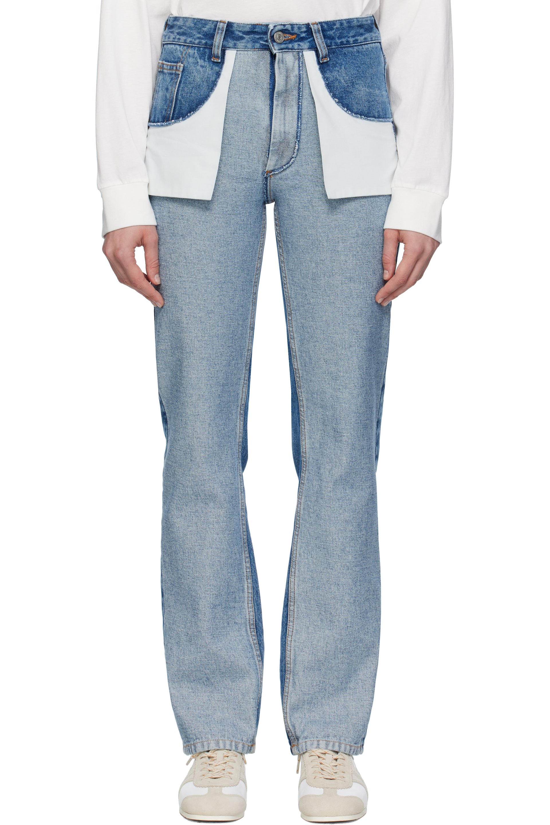 MM6 Maison Margiela - Jean droit bleu