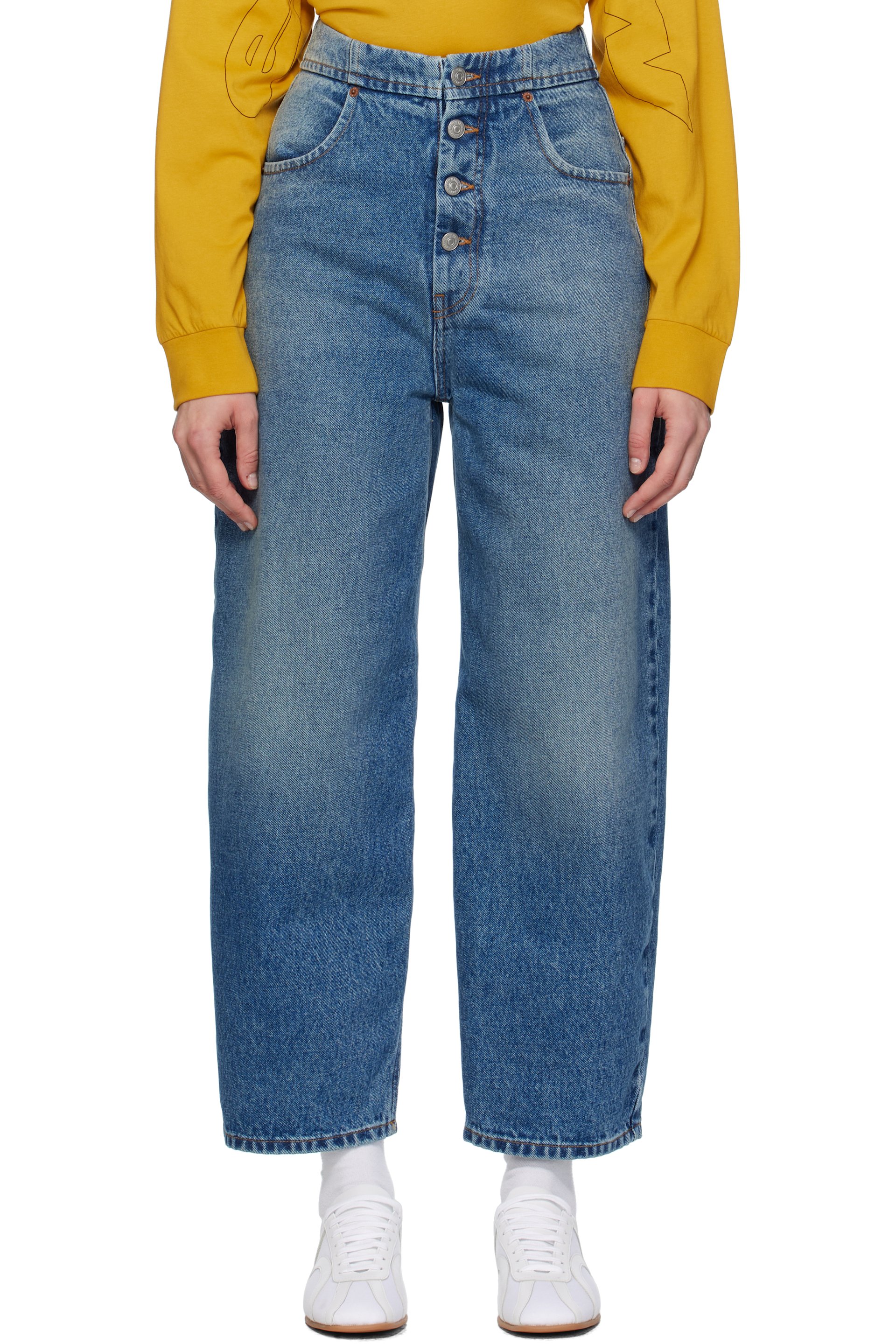 MM6 Maison Margiela - Jean droit bleu