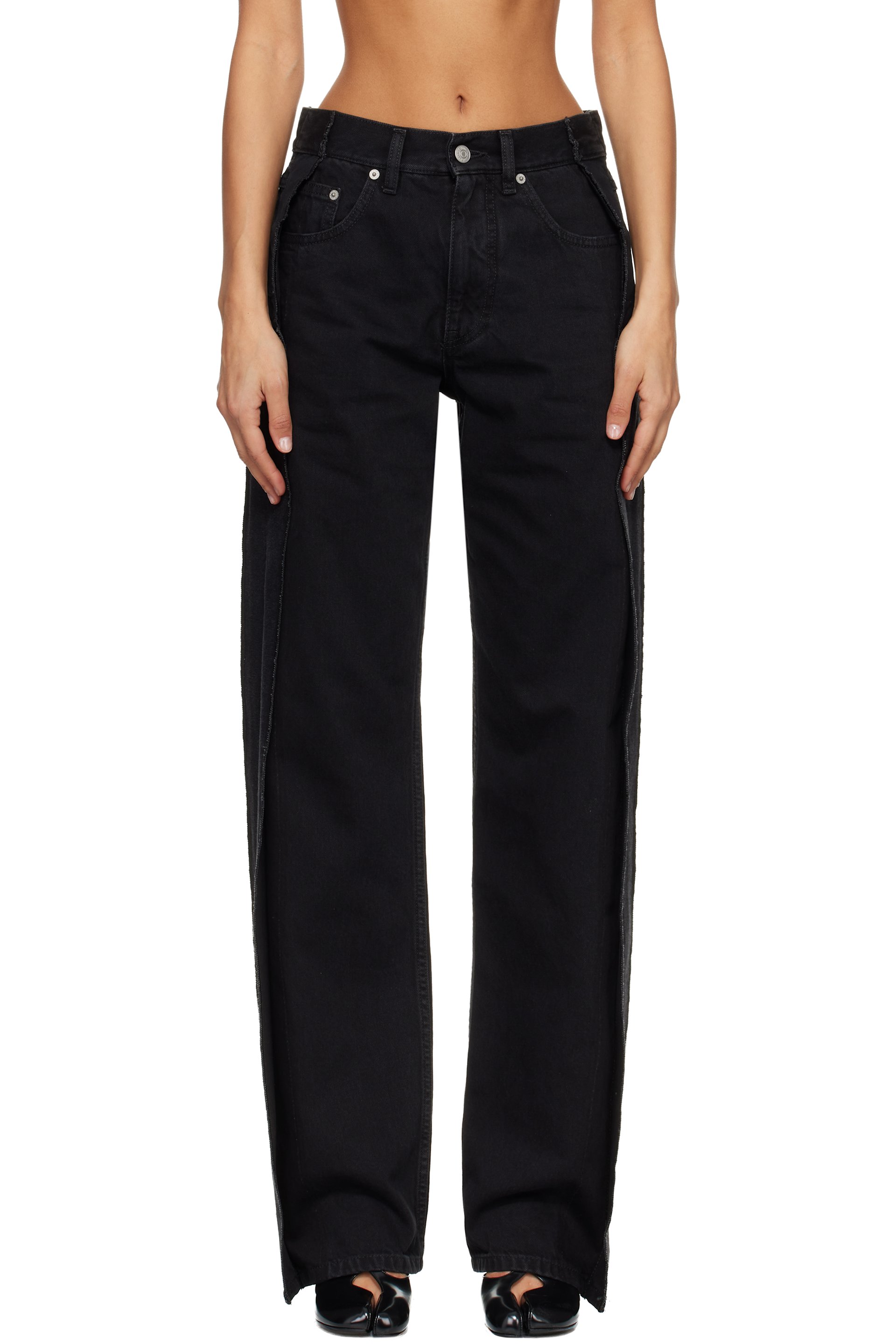MM6 Maison Margiela - Jean droit noir