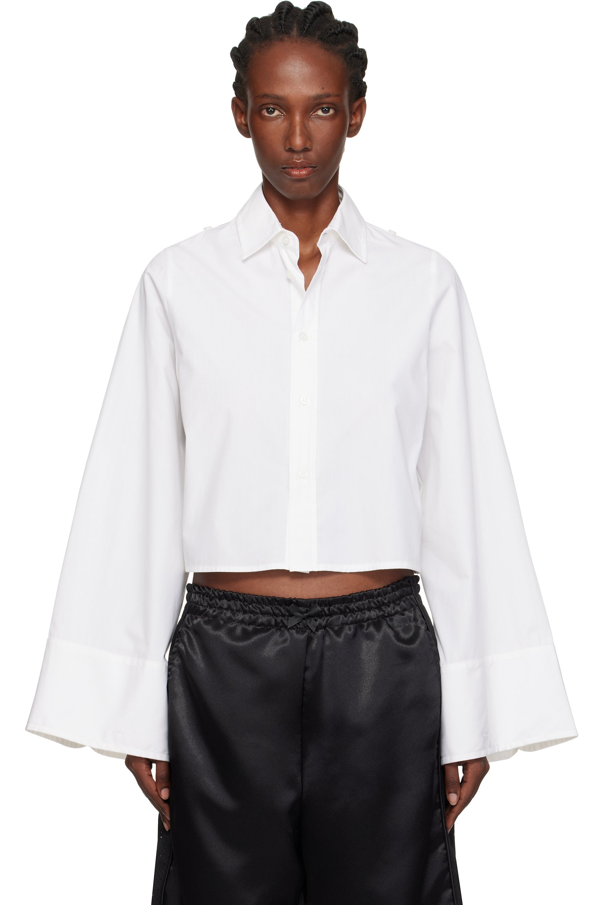 MM6 Maison Margiela - Chemise blanche en coton
