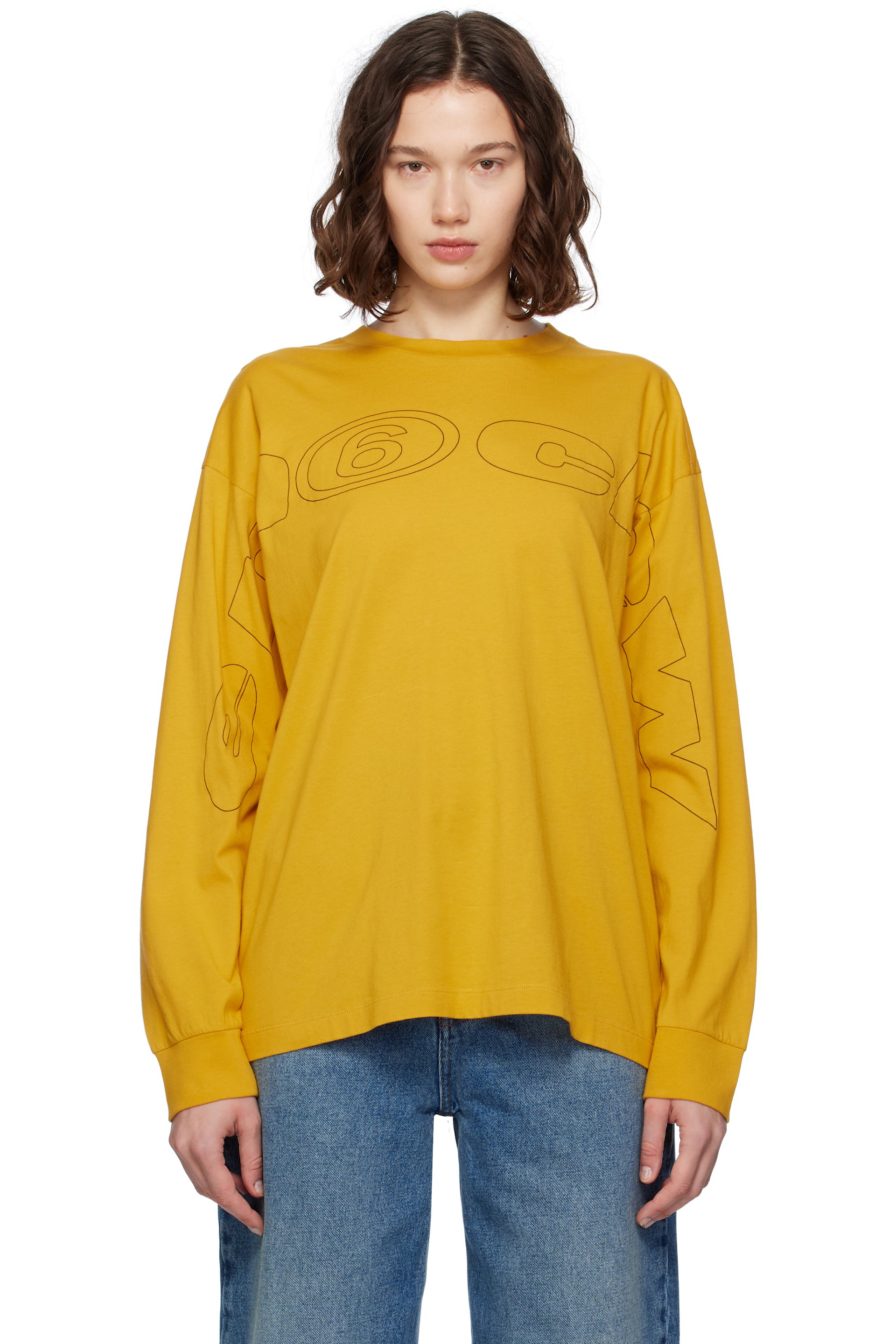 ウィメンズ用 MM6 Maison Margiela Tシャツ | SSENSE 日本