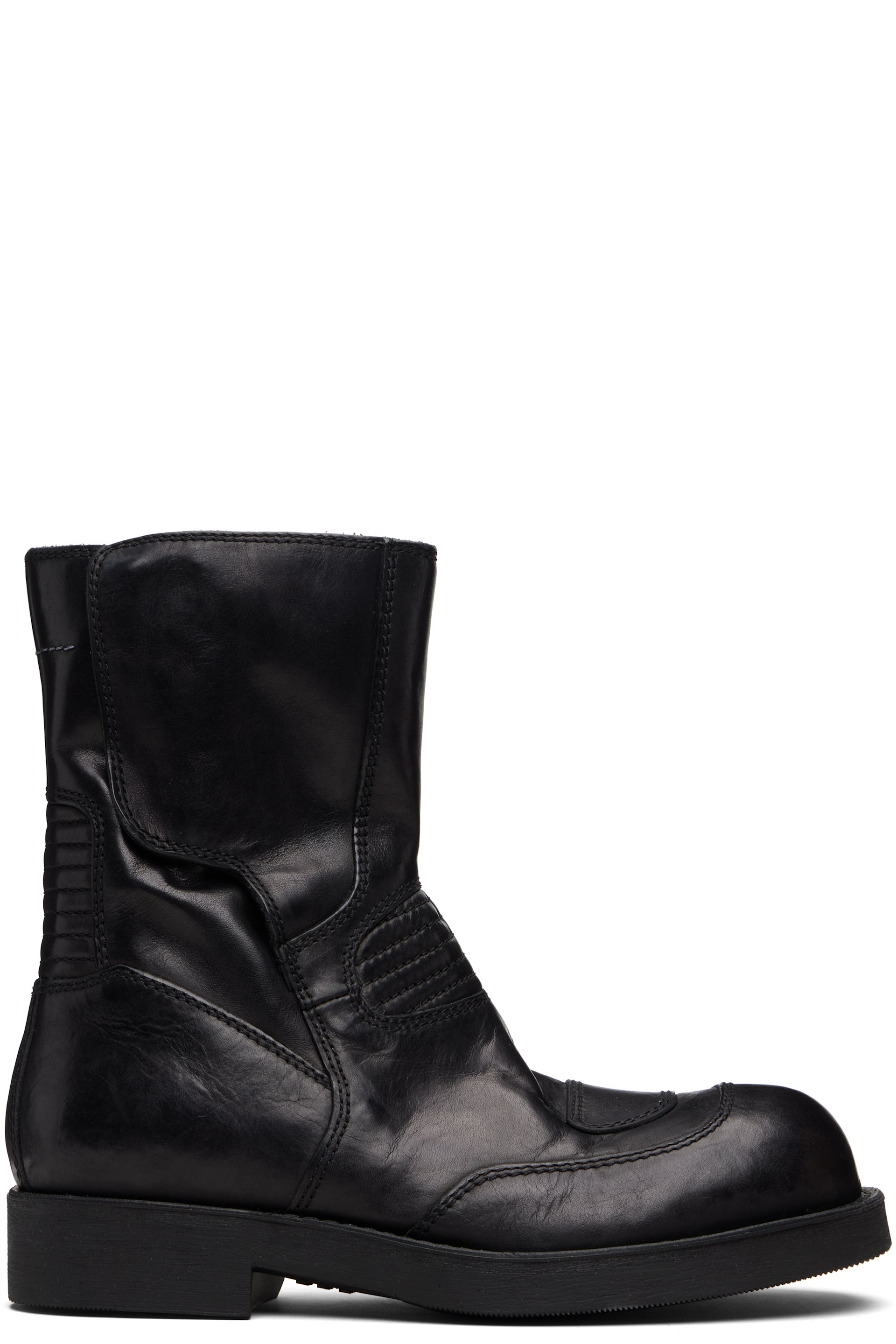MM6 Maison Margiela - Bottes motard noires
