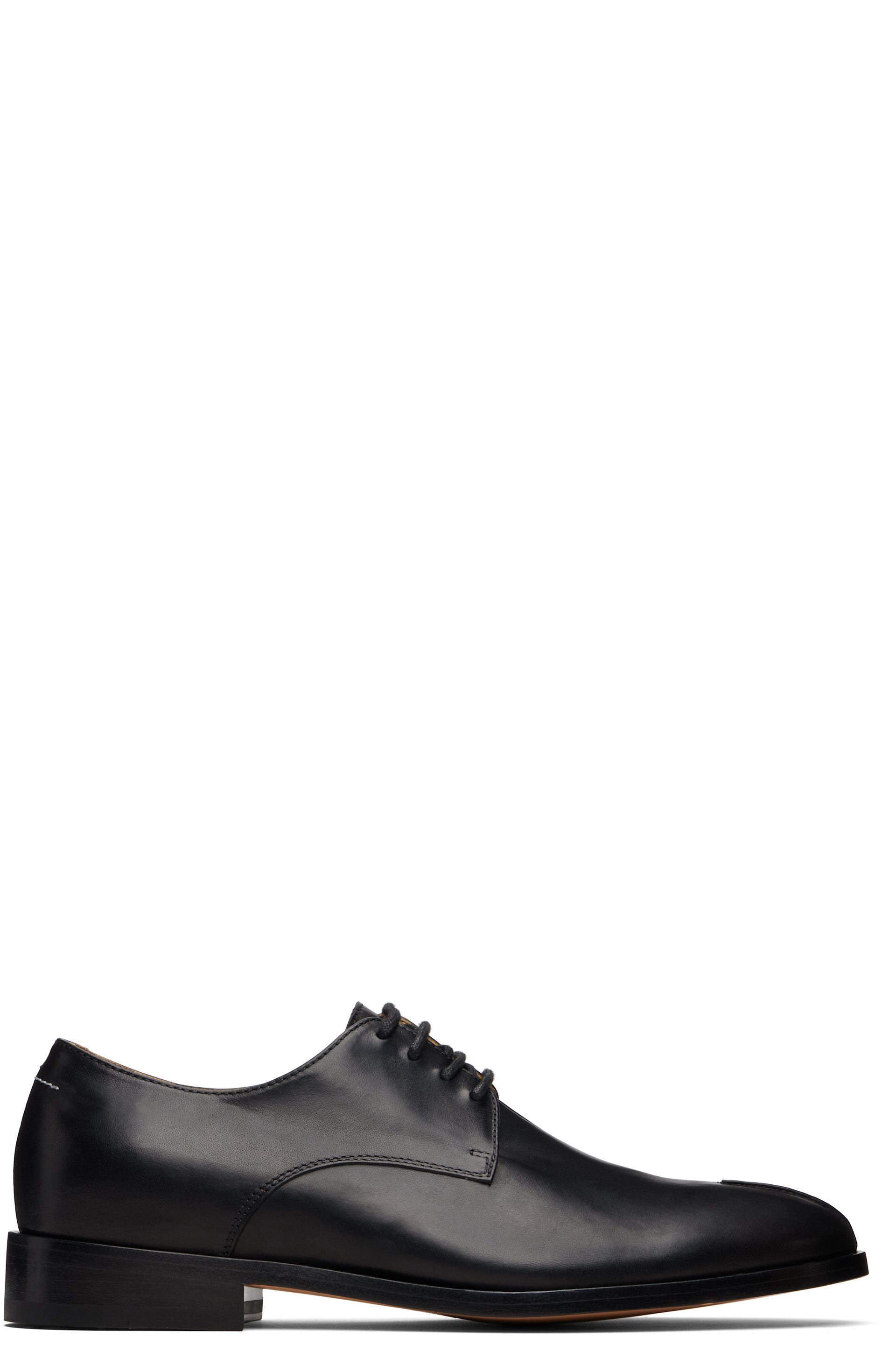 MM6 Maison Margiela - Black New Classic Stitch Derbys