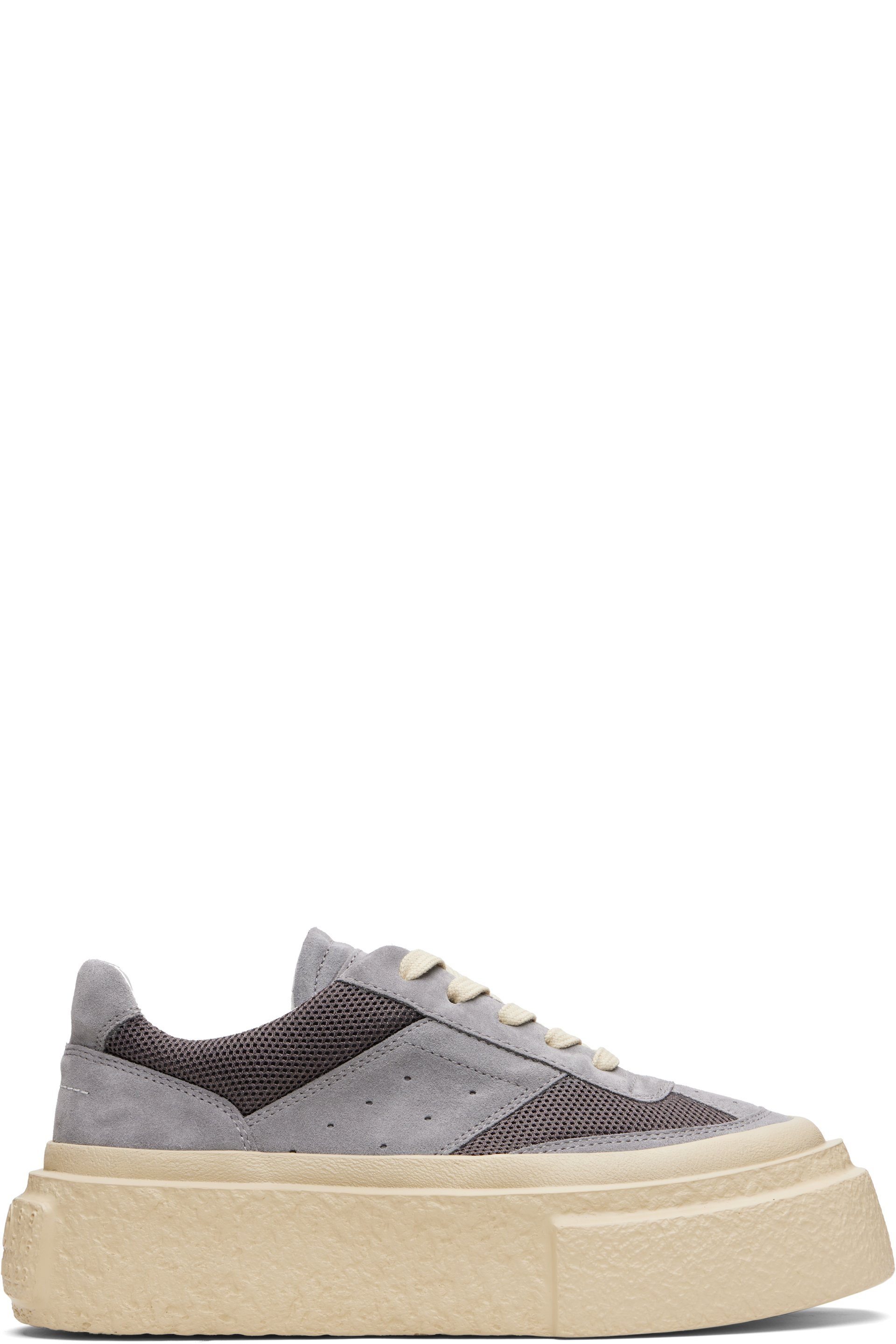 MM6 Maison Margiela - Gray Platform Sneakers