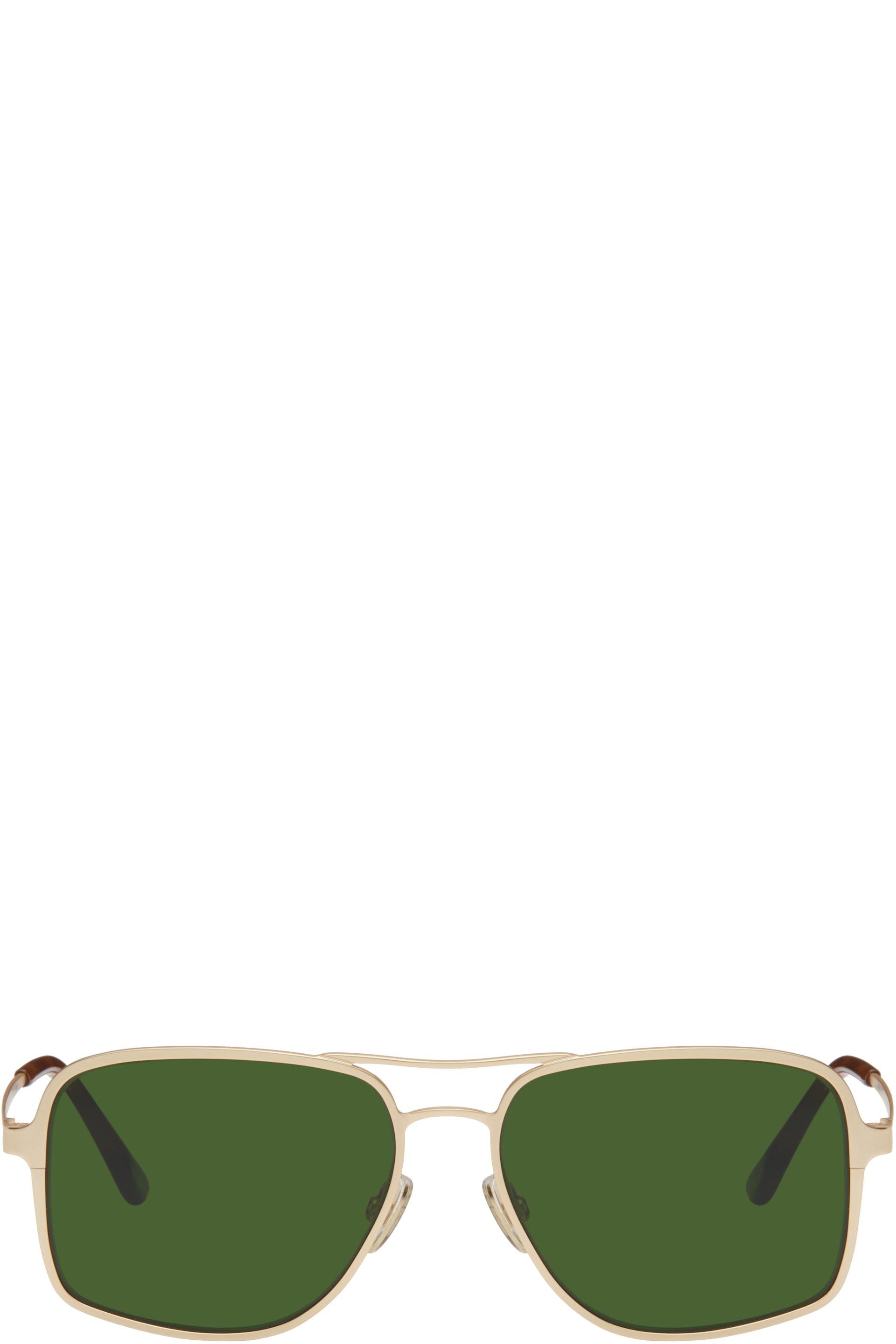 RETROSUPERFUTURE - Gold Spliff Sunglasses