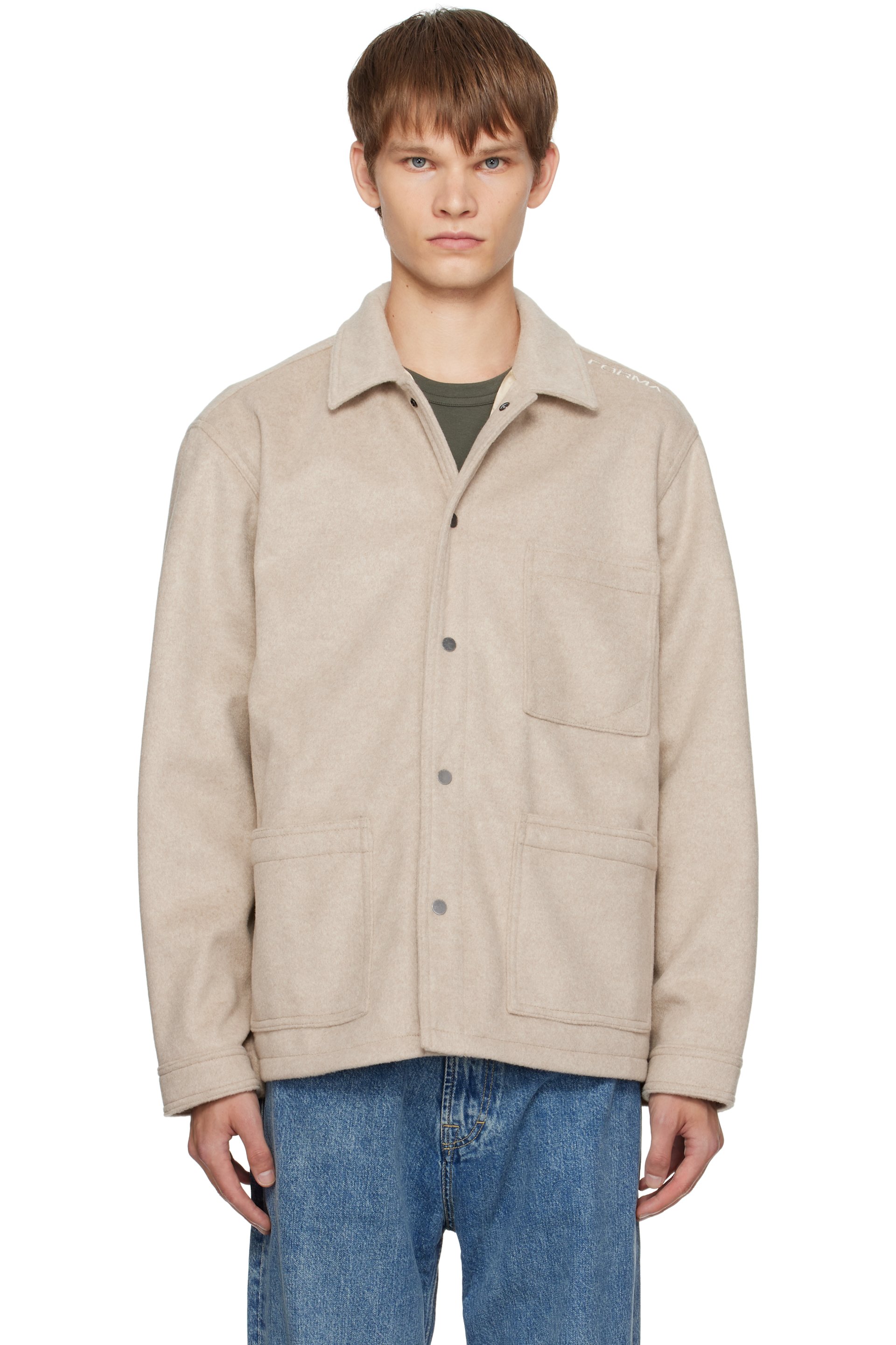 FORMA - Beige Brushed Work Jacket