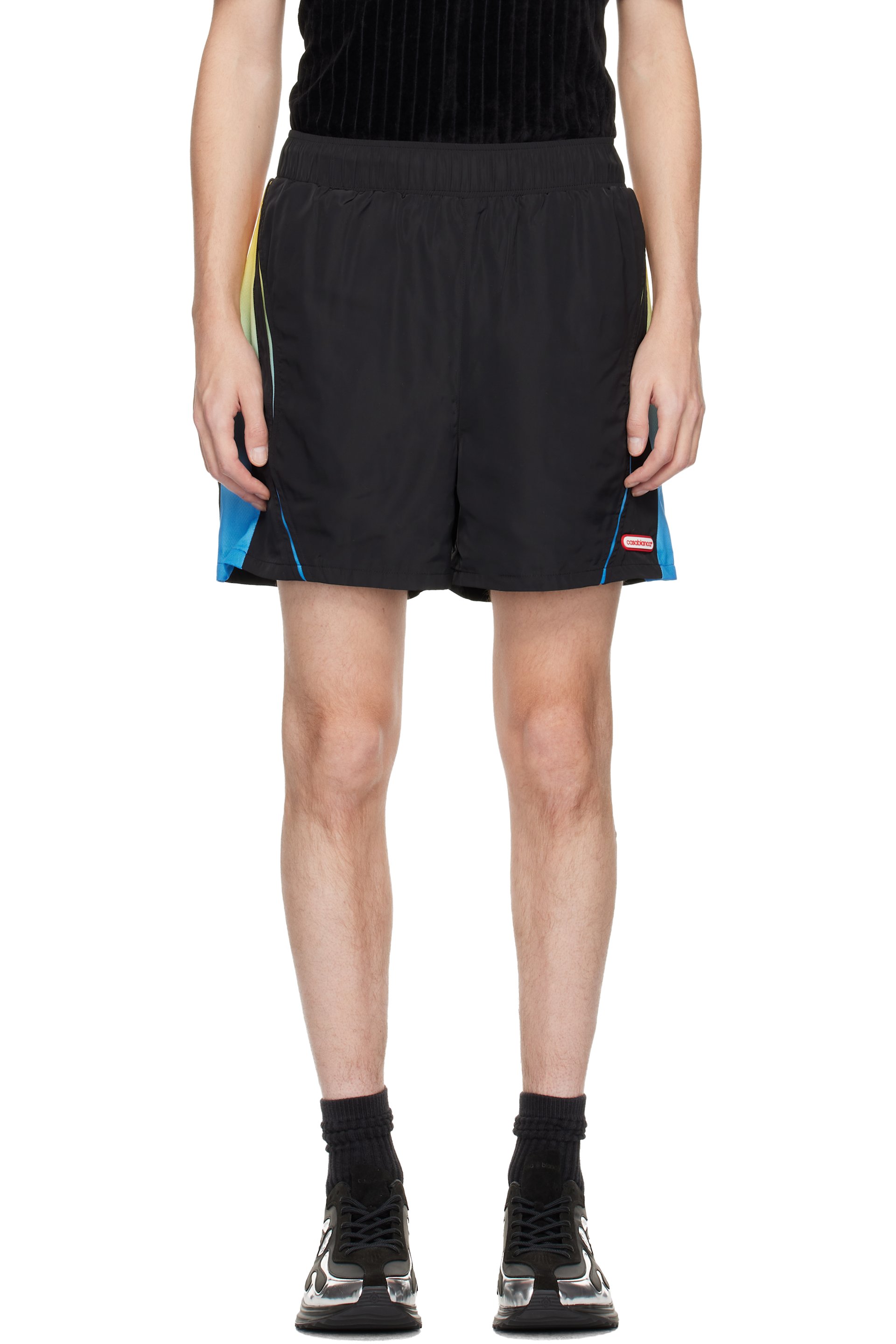 Casablanca - Black Gradient Football Shorts