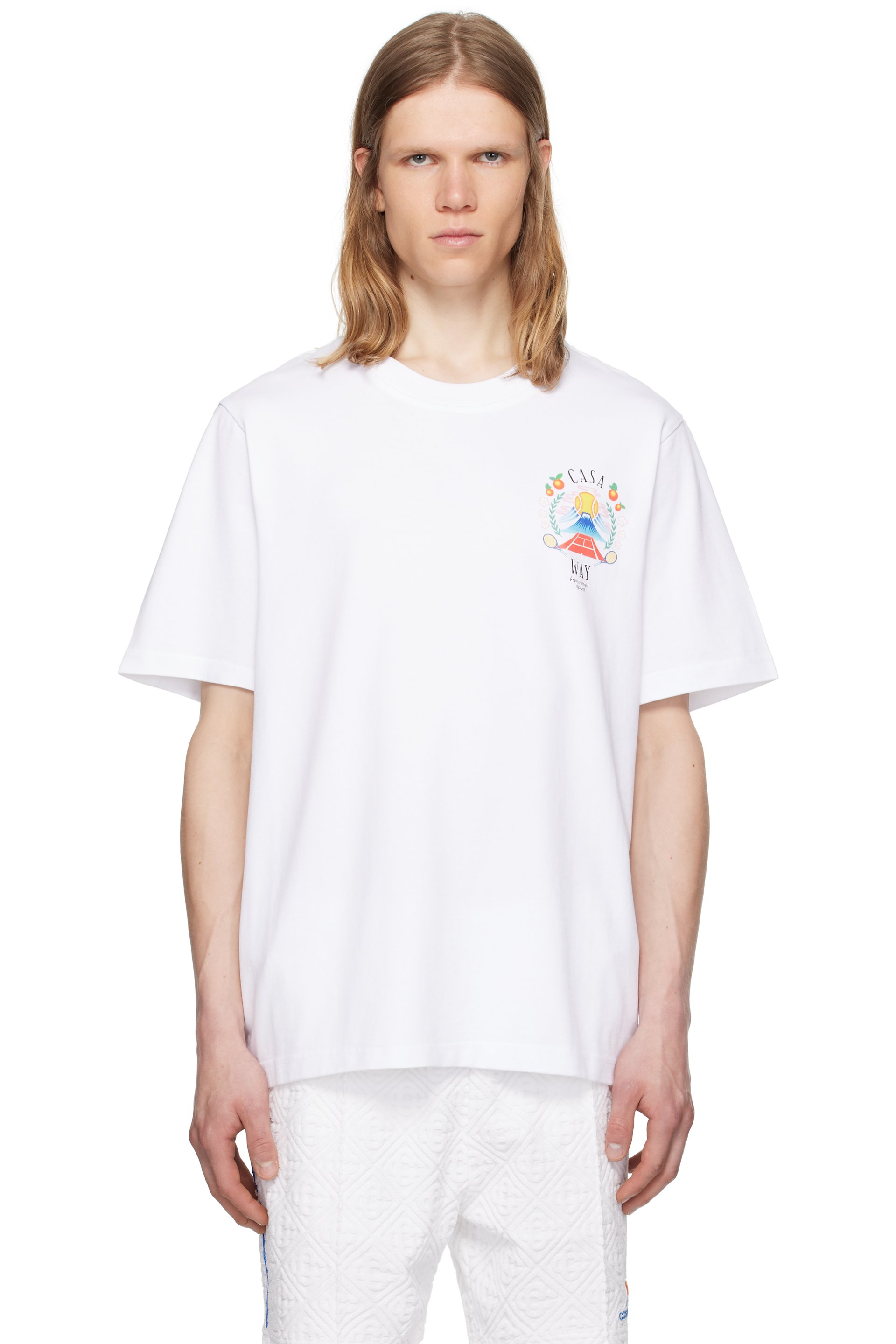 Casablanca - White 'Casa Way' Mountain T-shirt