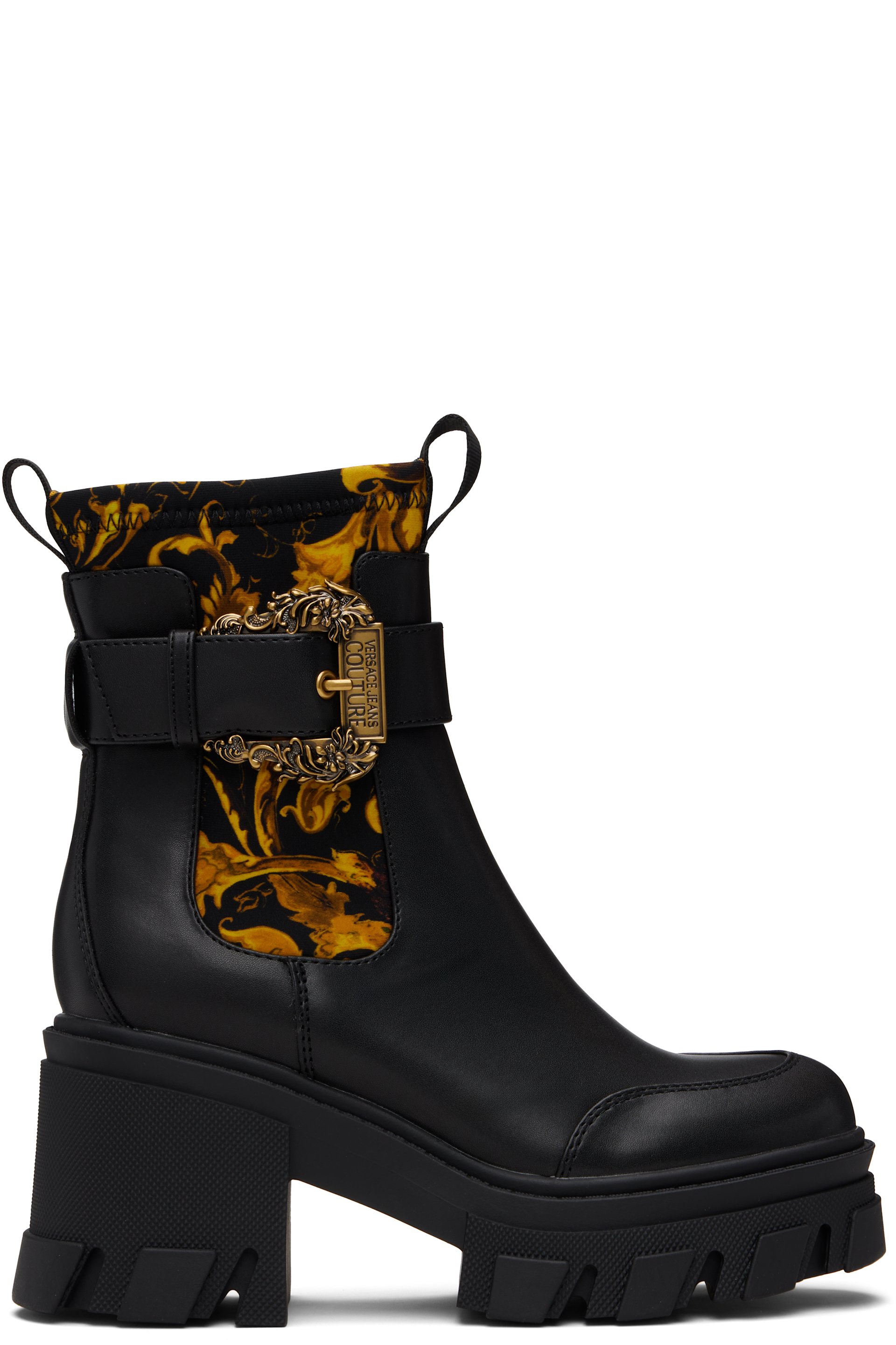 ウィメンズ用 Versace Jeans Couture アンクルブーツ | SSENSE 日本
