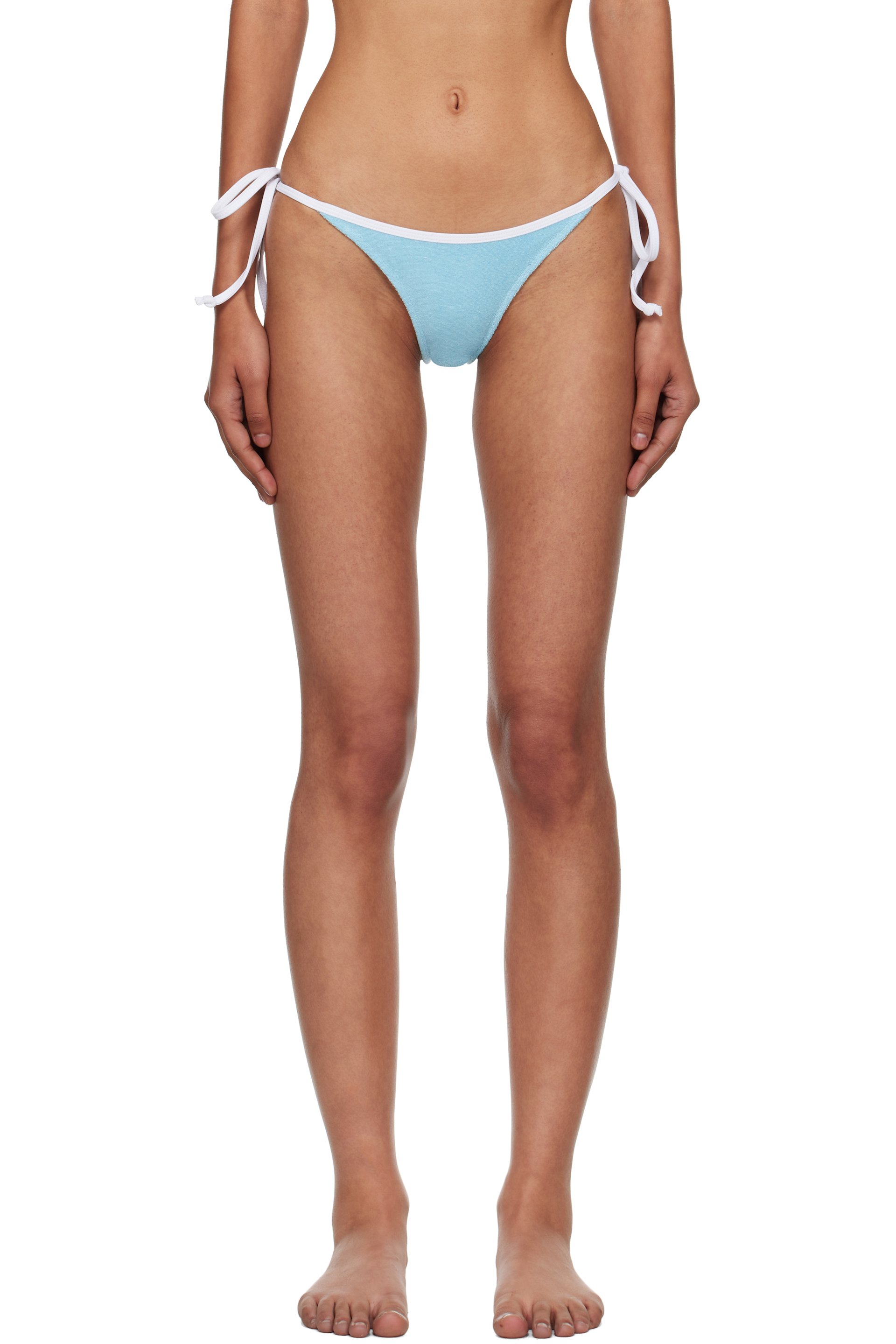 Miaou - Culotte de bikini Kauai bleue