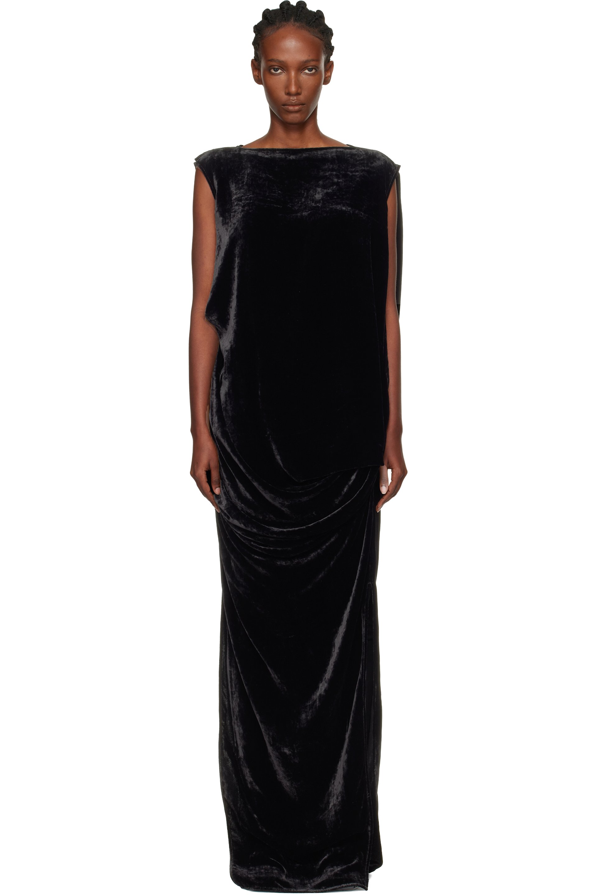 Rick Owens - Robe longue Nouveau noire - Concordians