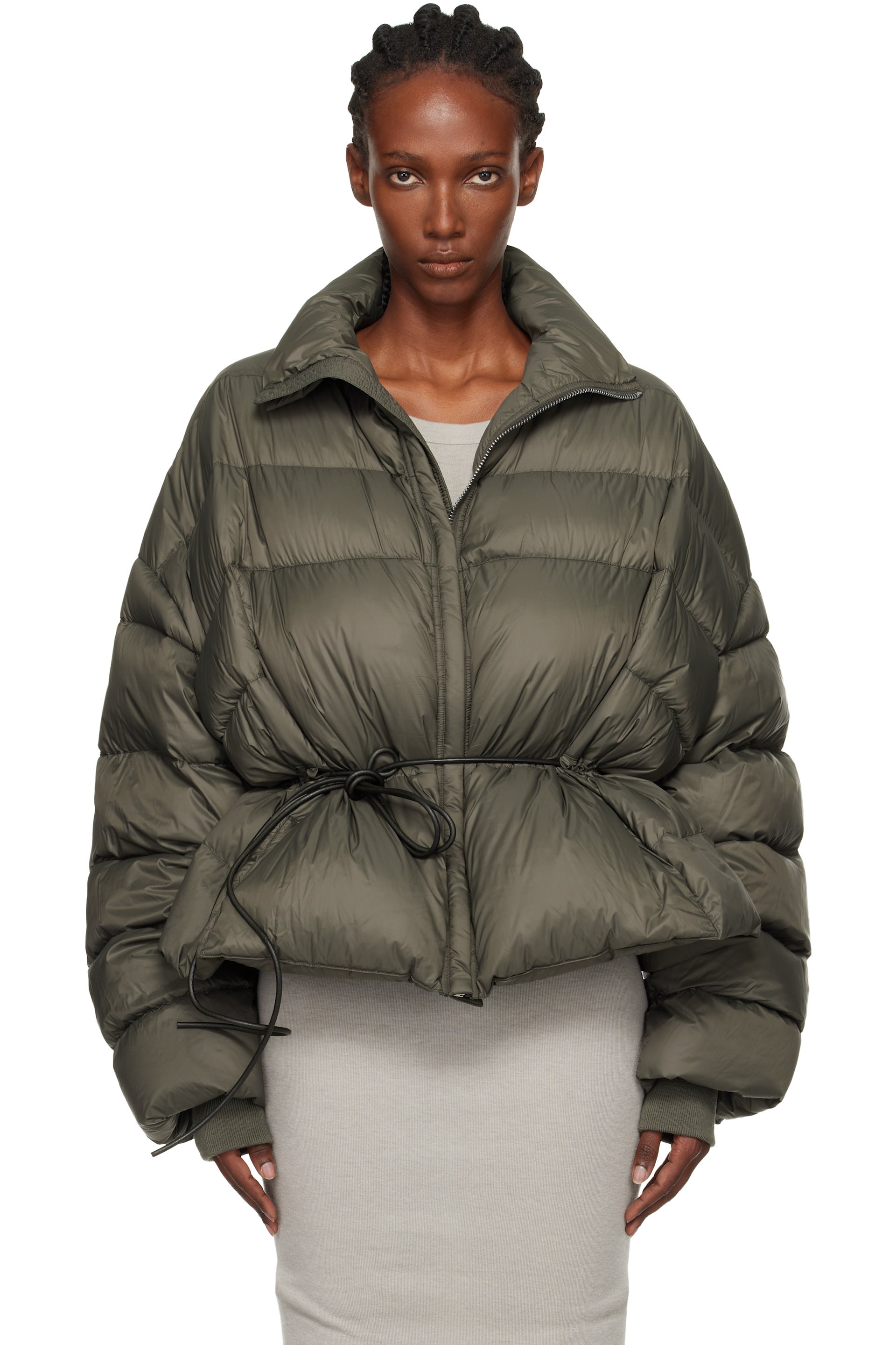 Rick Owens - Khaki Concordians Sail Down Jacket