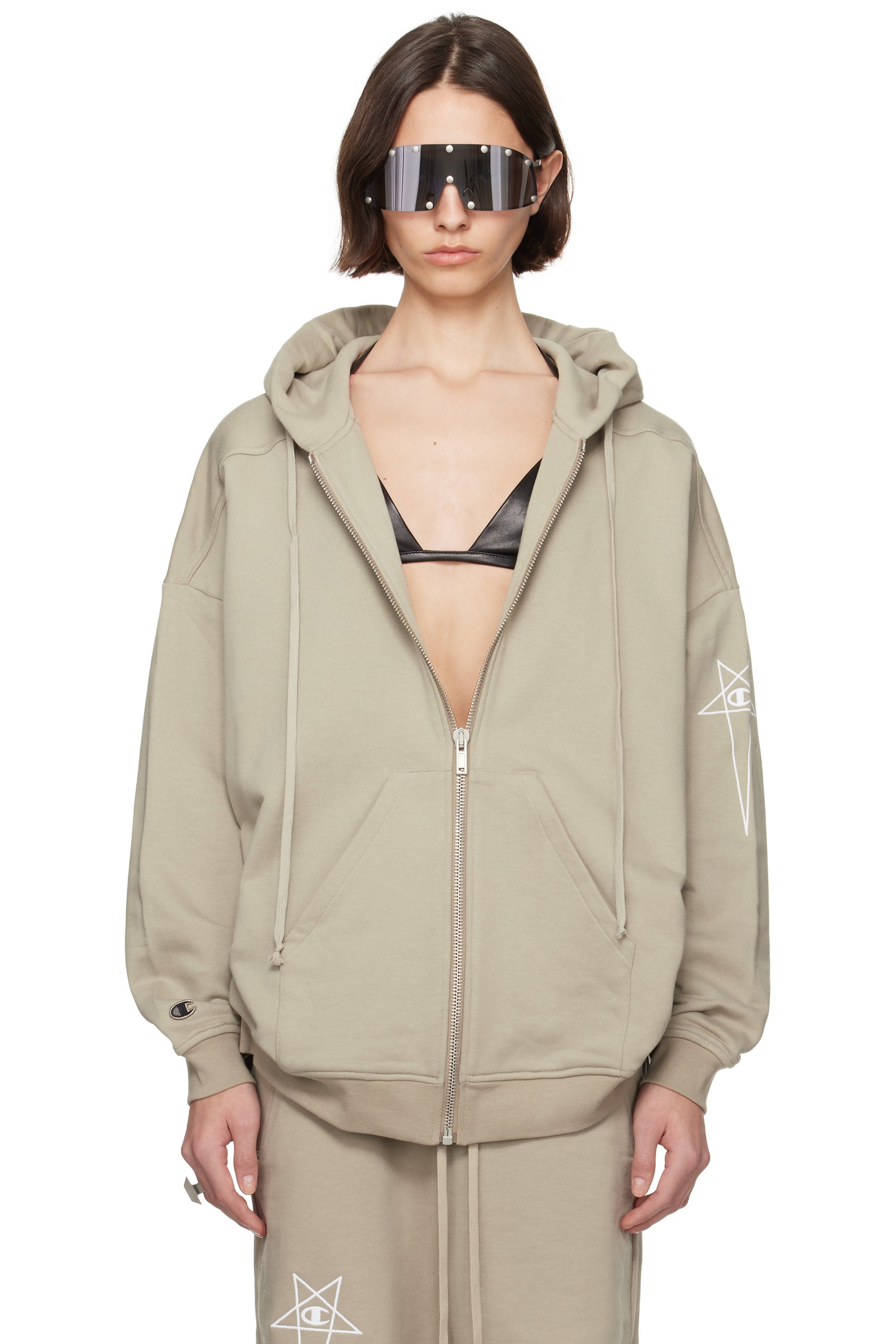Rick Owens - Off-White Champion Edition Jumbo Jason's Hoodie