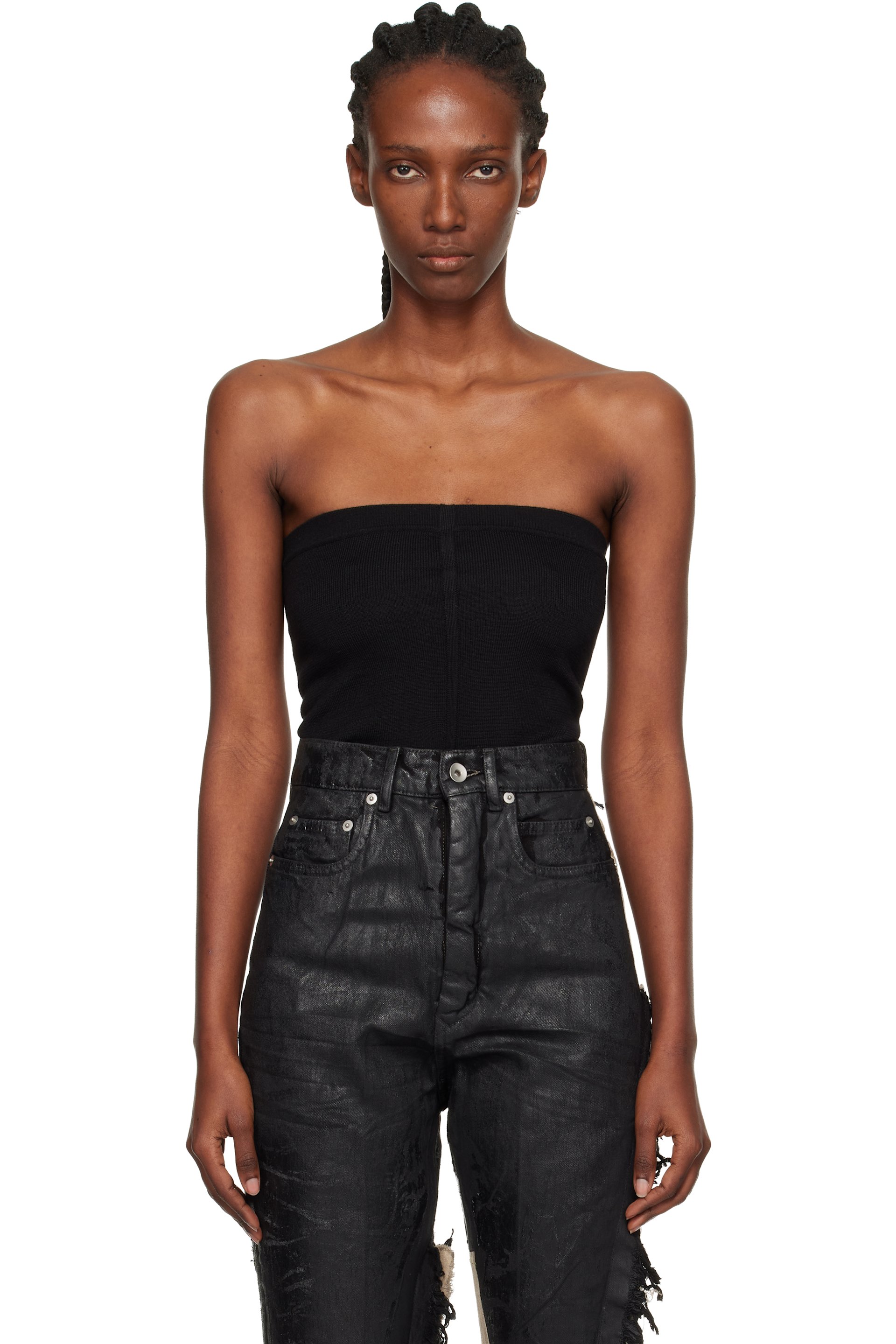 Rick Owens - Haut tube Runway noir - Concordians
