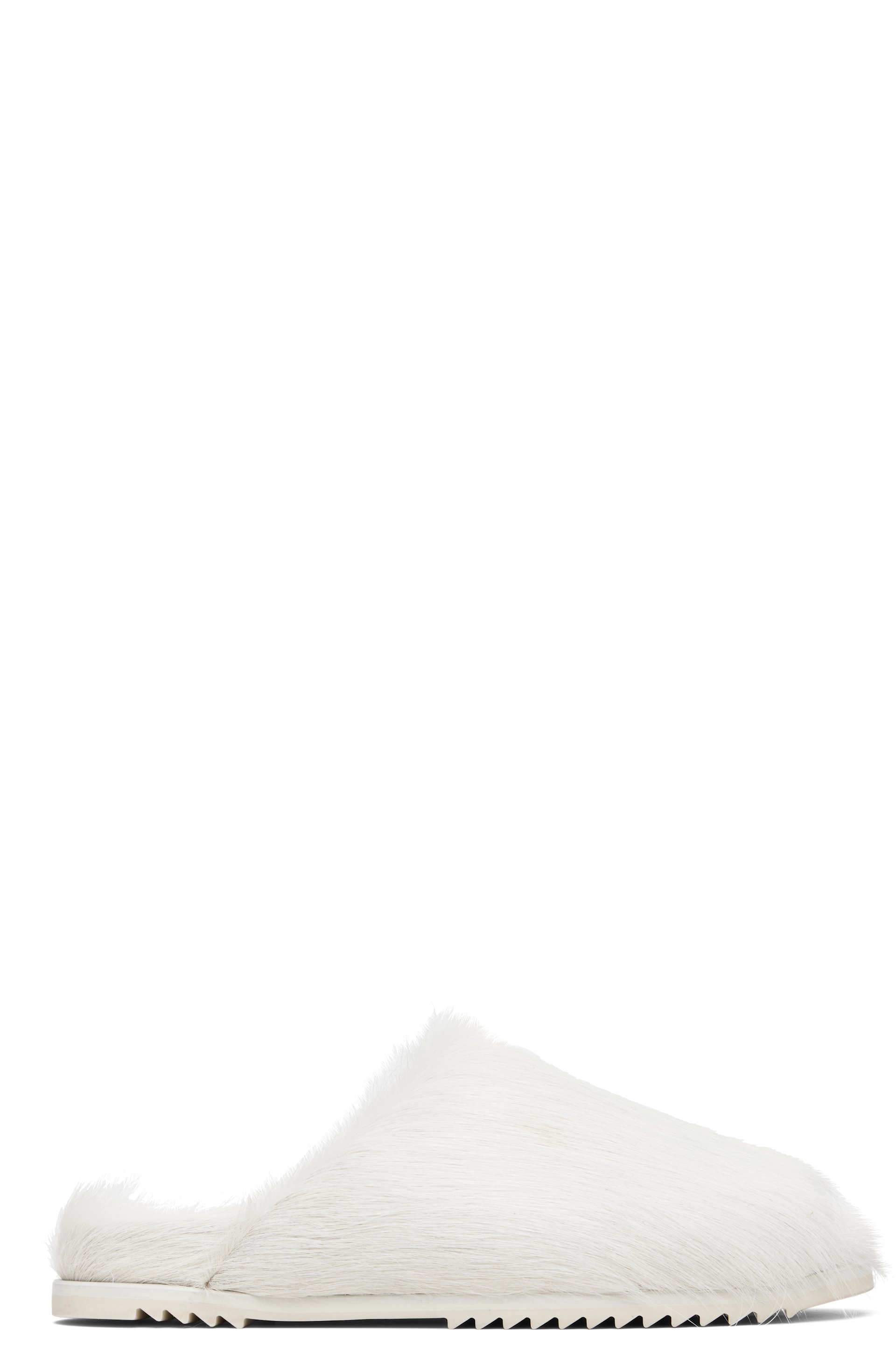 Rick Owens - Sandales Pillow blanc cassé à semelle Granola
