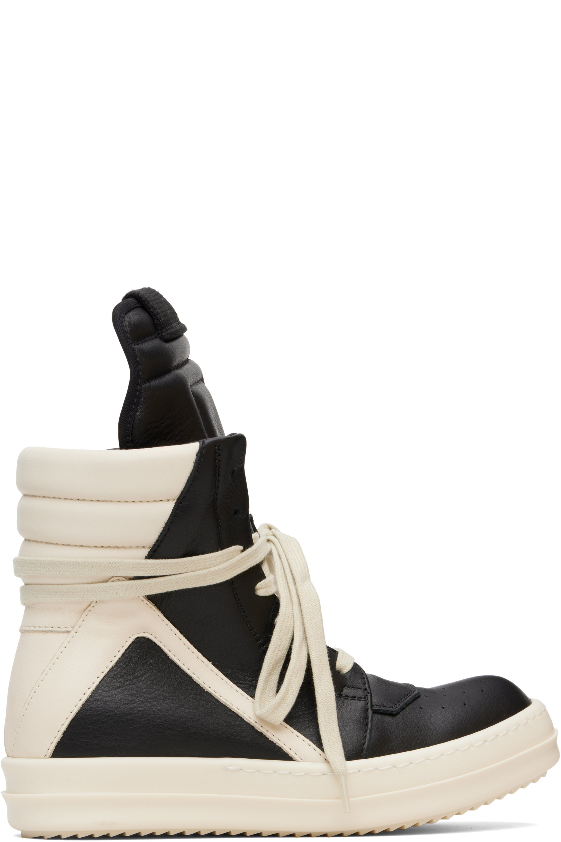 Rick Owens - Black Concordians Geobasket Sneakers