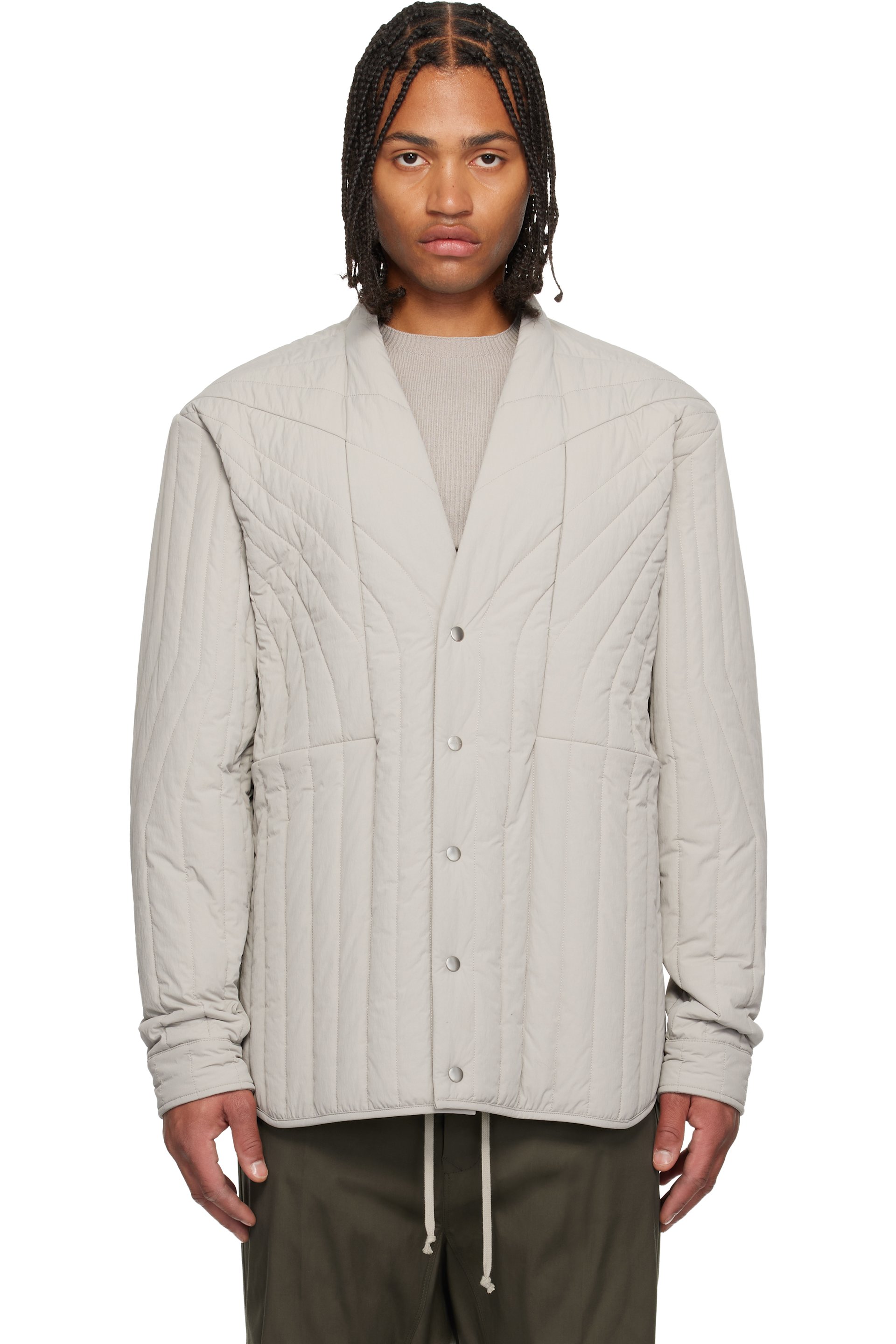 Rick Owens - Off-White Concordians LS Quilted Liner Down Jacket