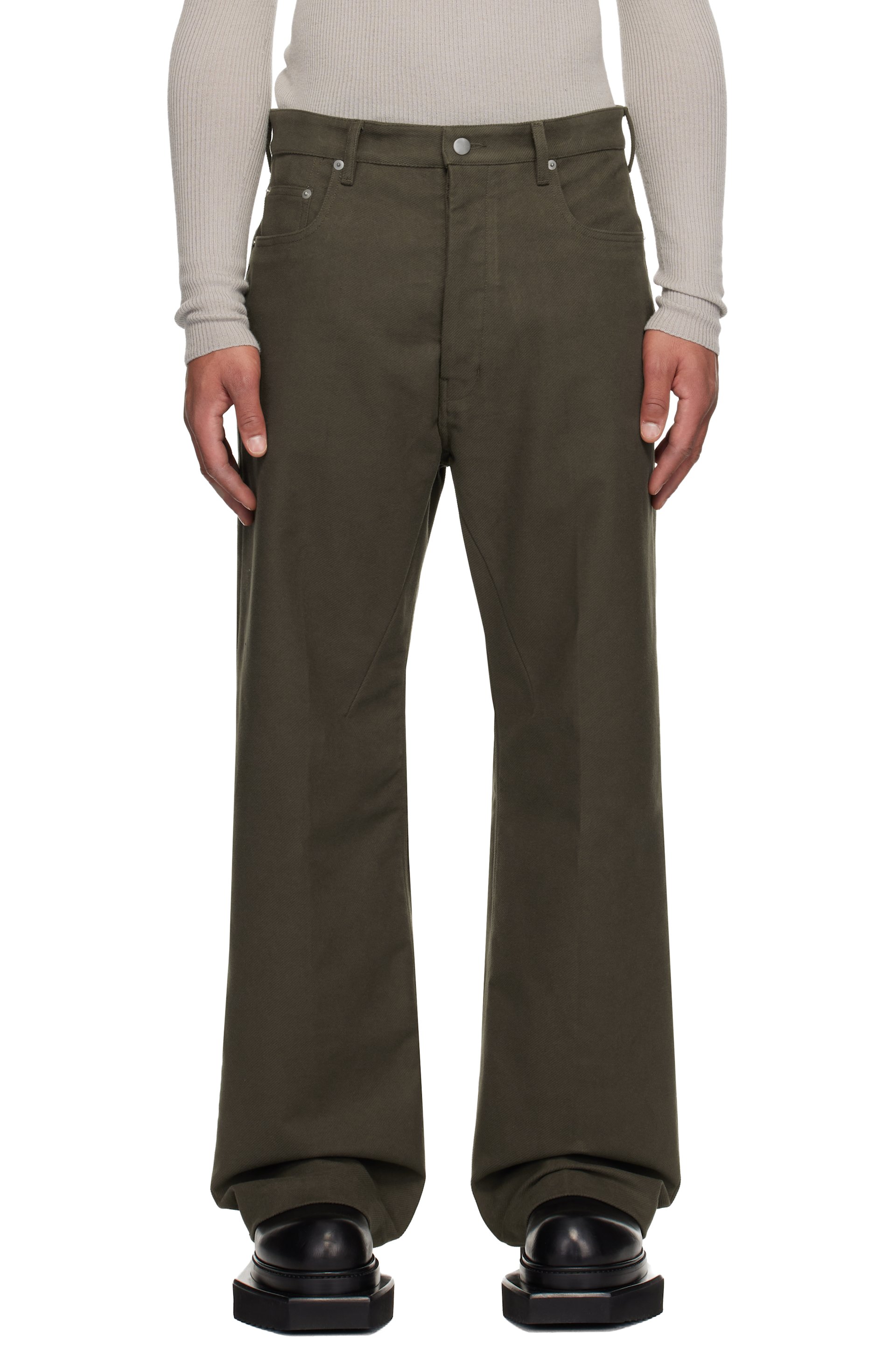 Rick Owens - Khaki Concordians Geth Jeans