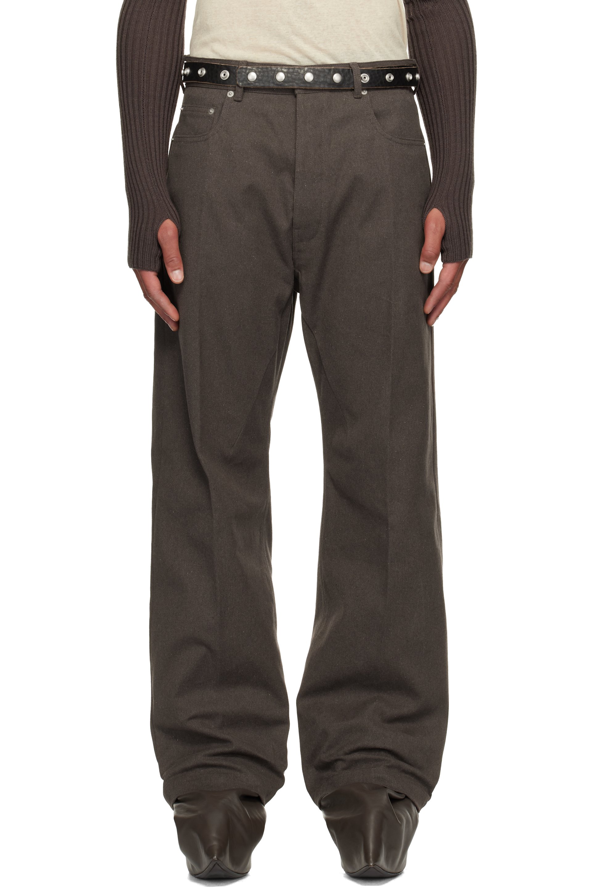 Rick Owens - Brown Concordians Geth Jeans
