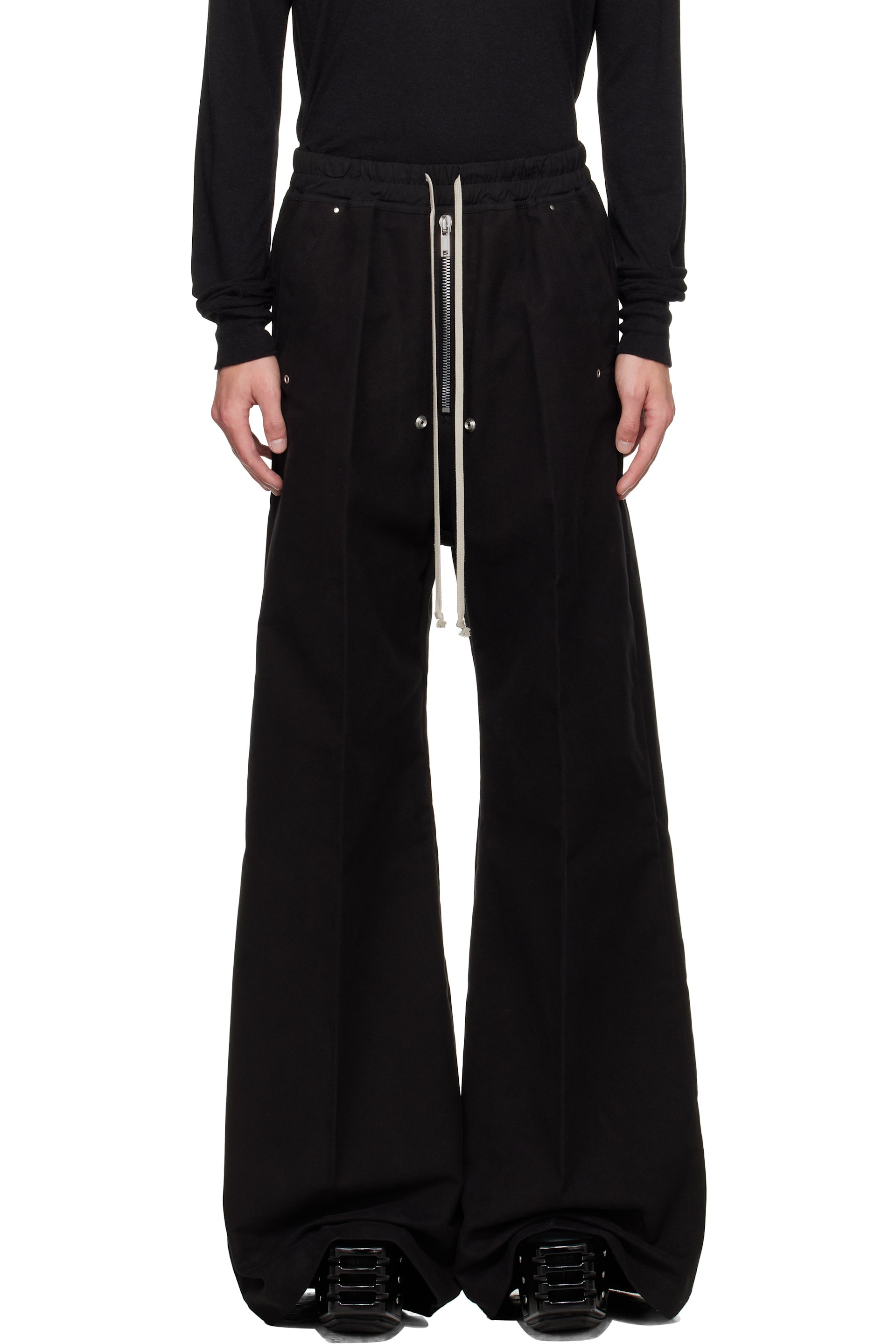 Rick Owens - Black Concordians Wide Bela Trousers