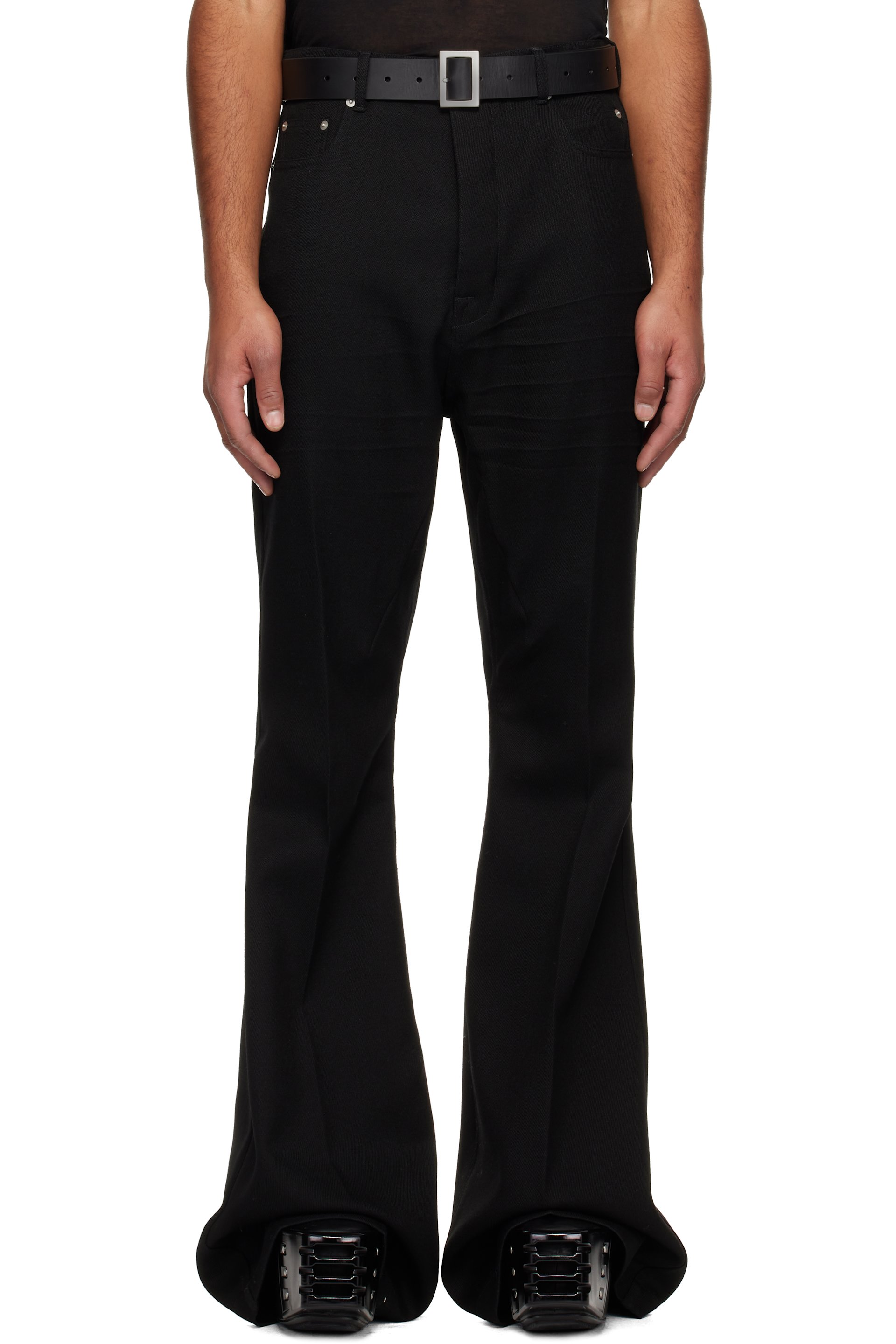 Rick Owens - Black Concordians Bolan Trousers