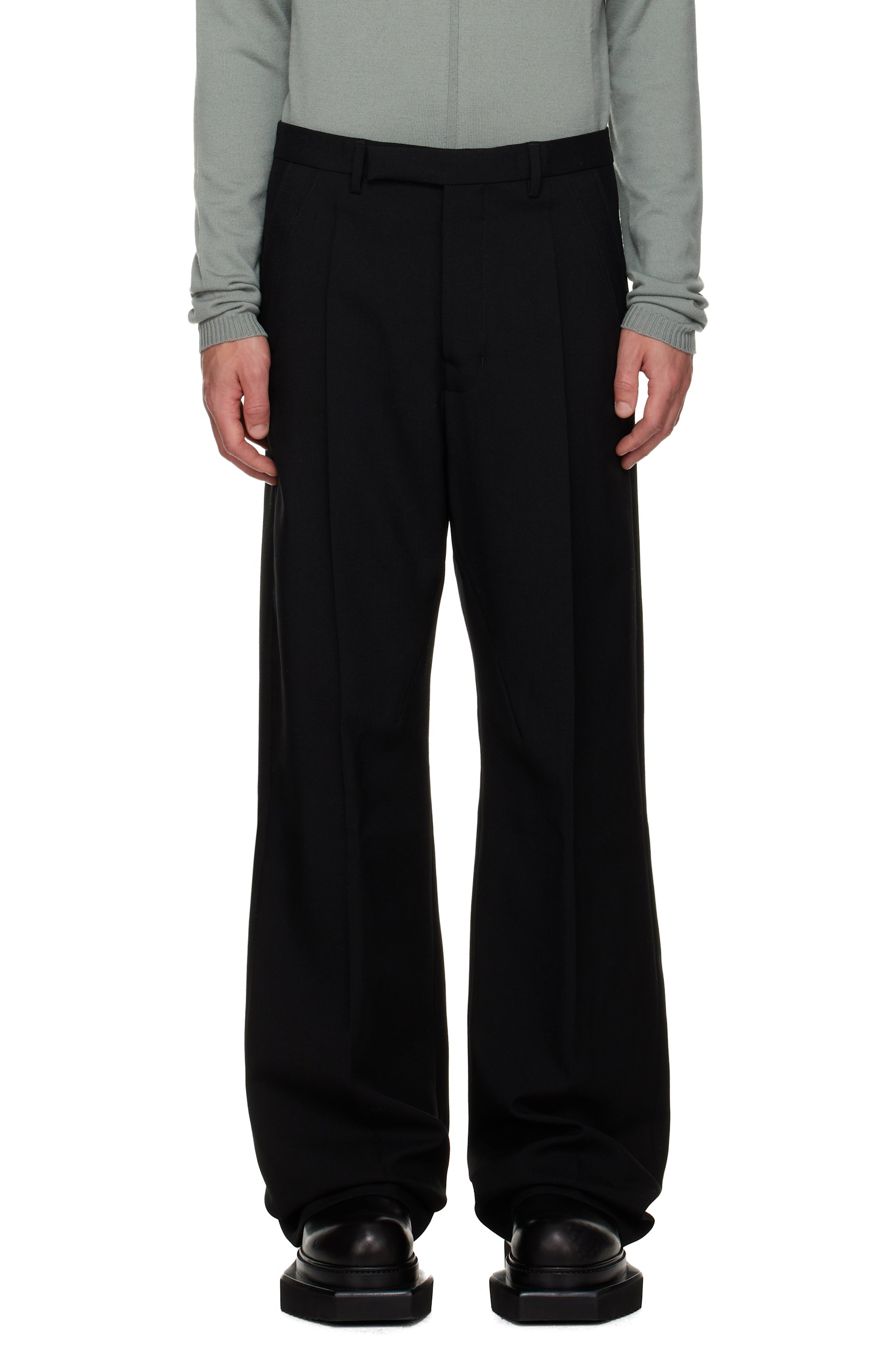 Rick Owens - Pantalon façon costume Geth noir - Concordians