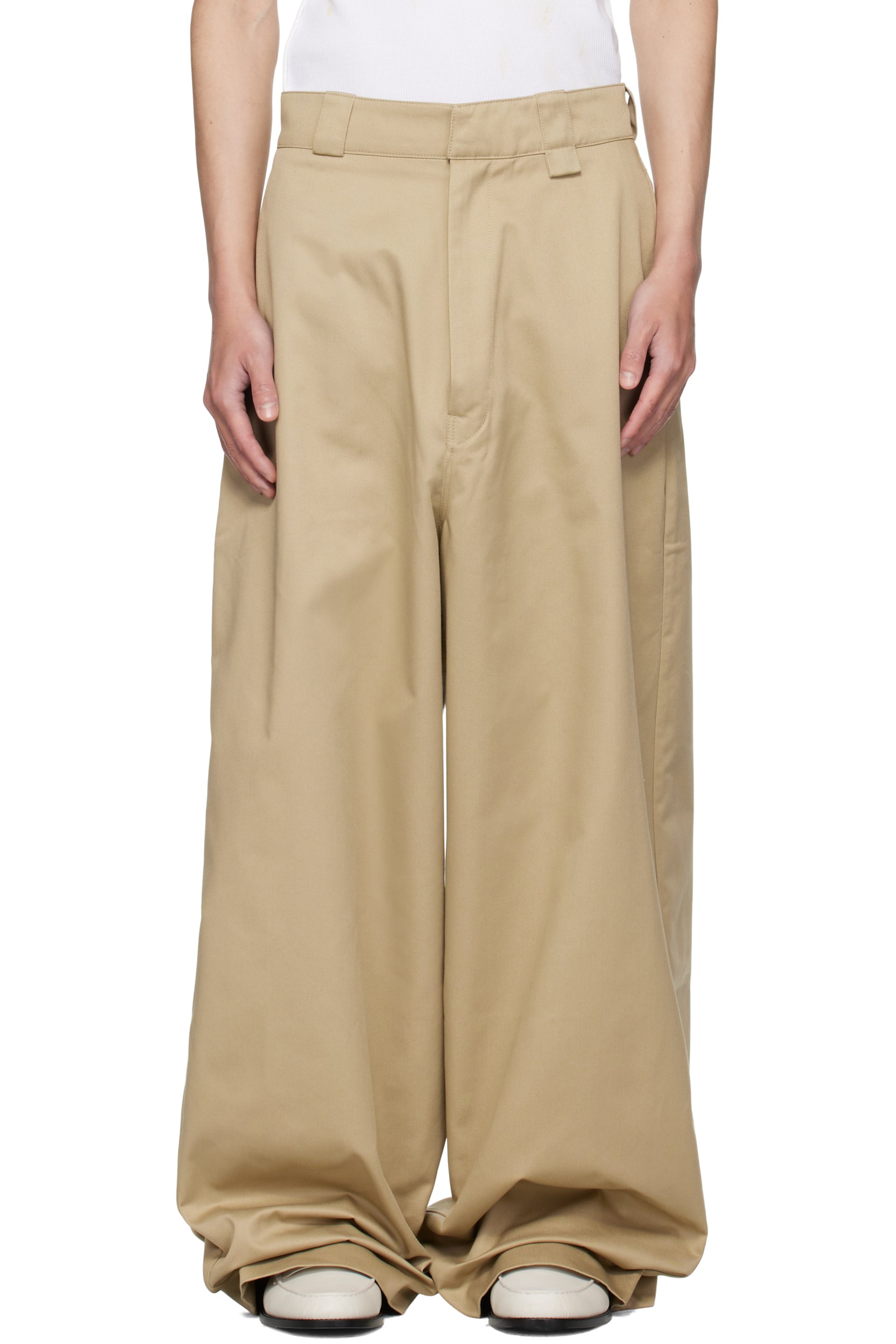 WILLY CHAVARRIA - Beige Chino Trousers