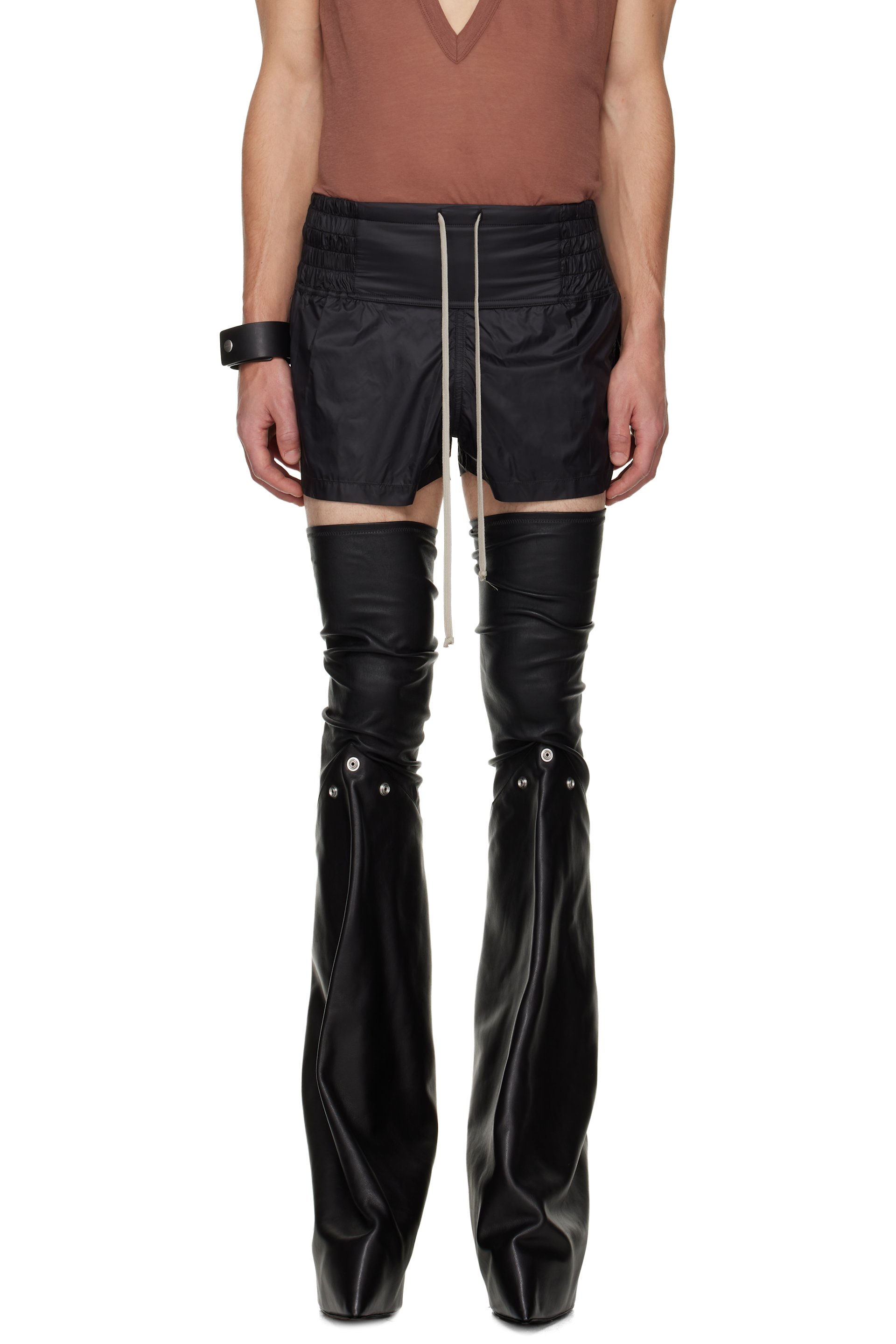 Rick Owens - Short boxeur noir - Concordians