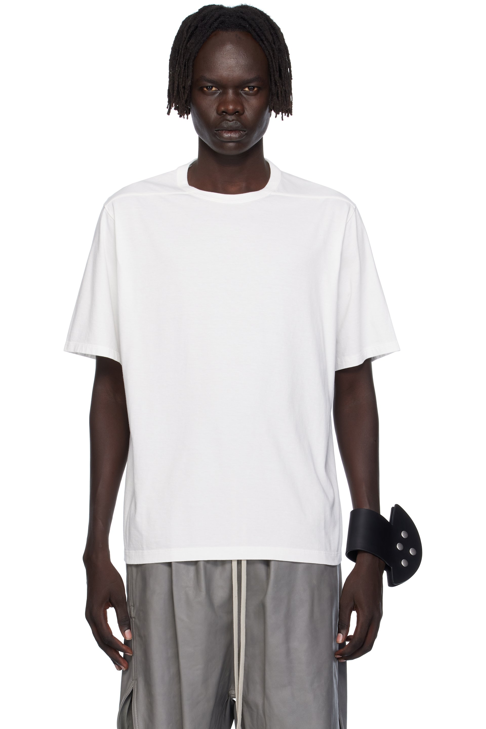 Rick Owens - T-shirt Brad blanc cassé - Concordians