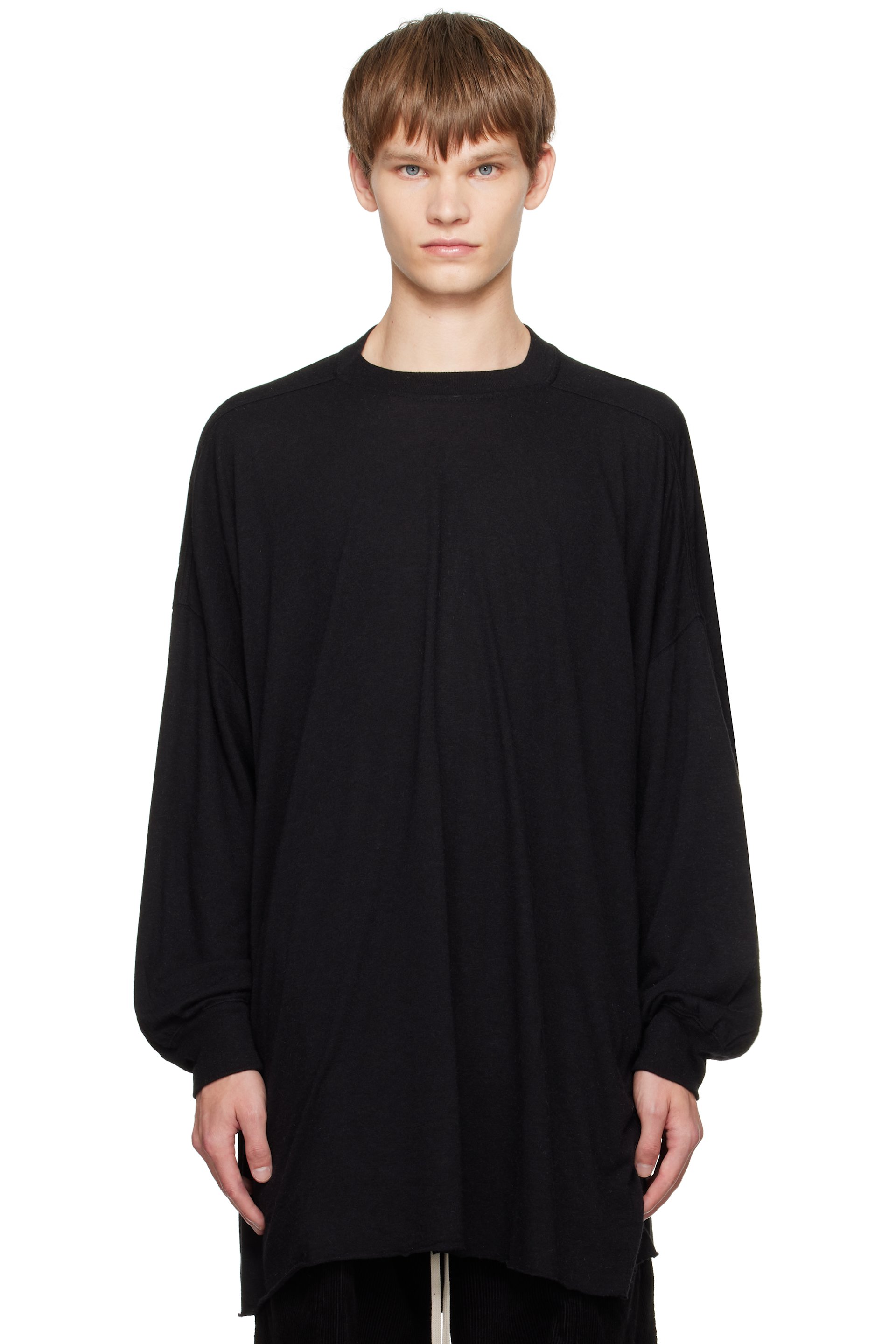 Rick Owens - T-shirt à manches longues Tommy noir - Concordians