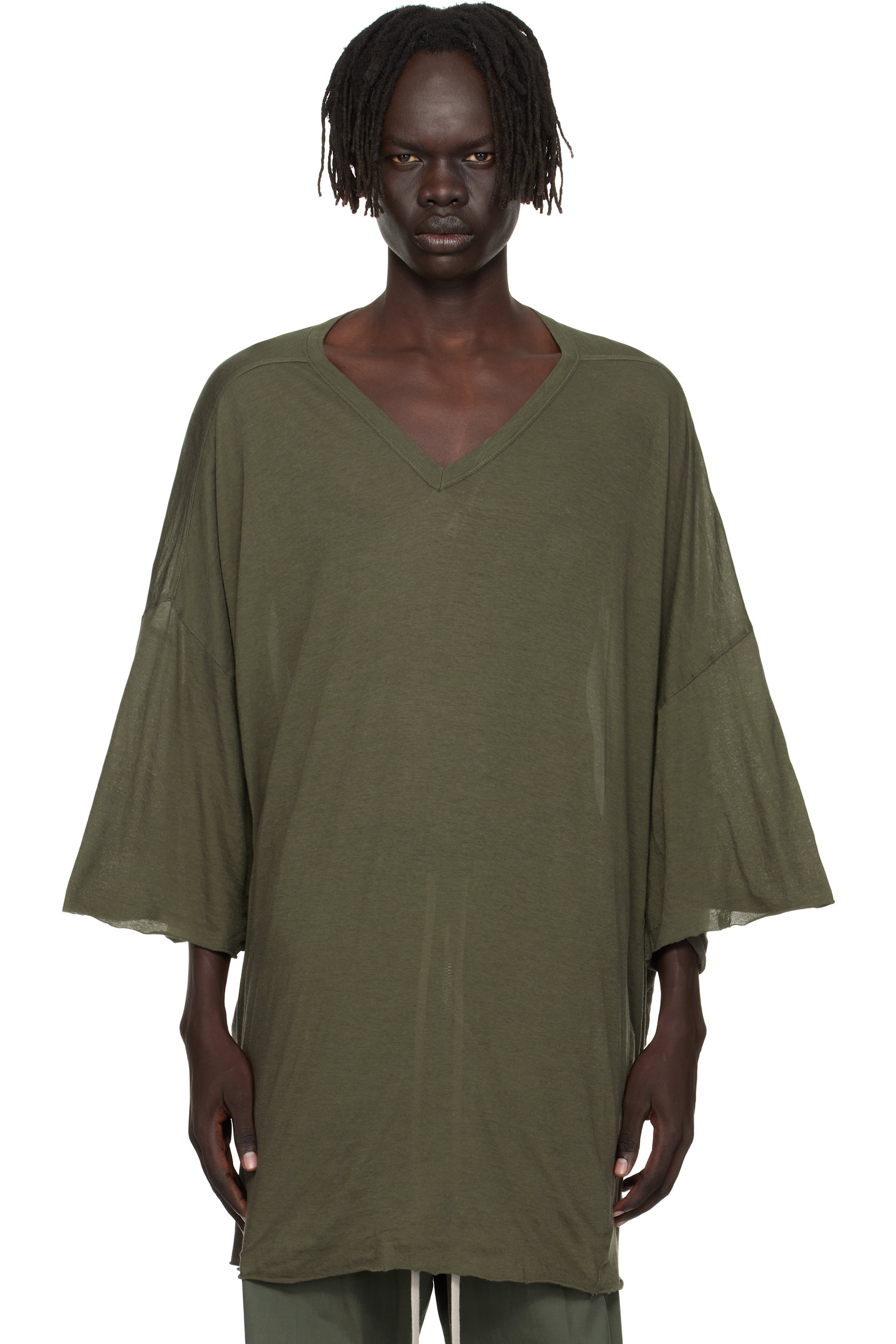 Rick Owens - Khaki Concordians V Tommy T-shirt