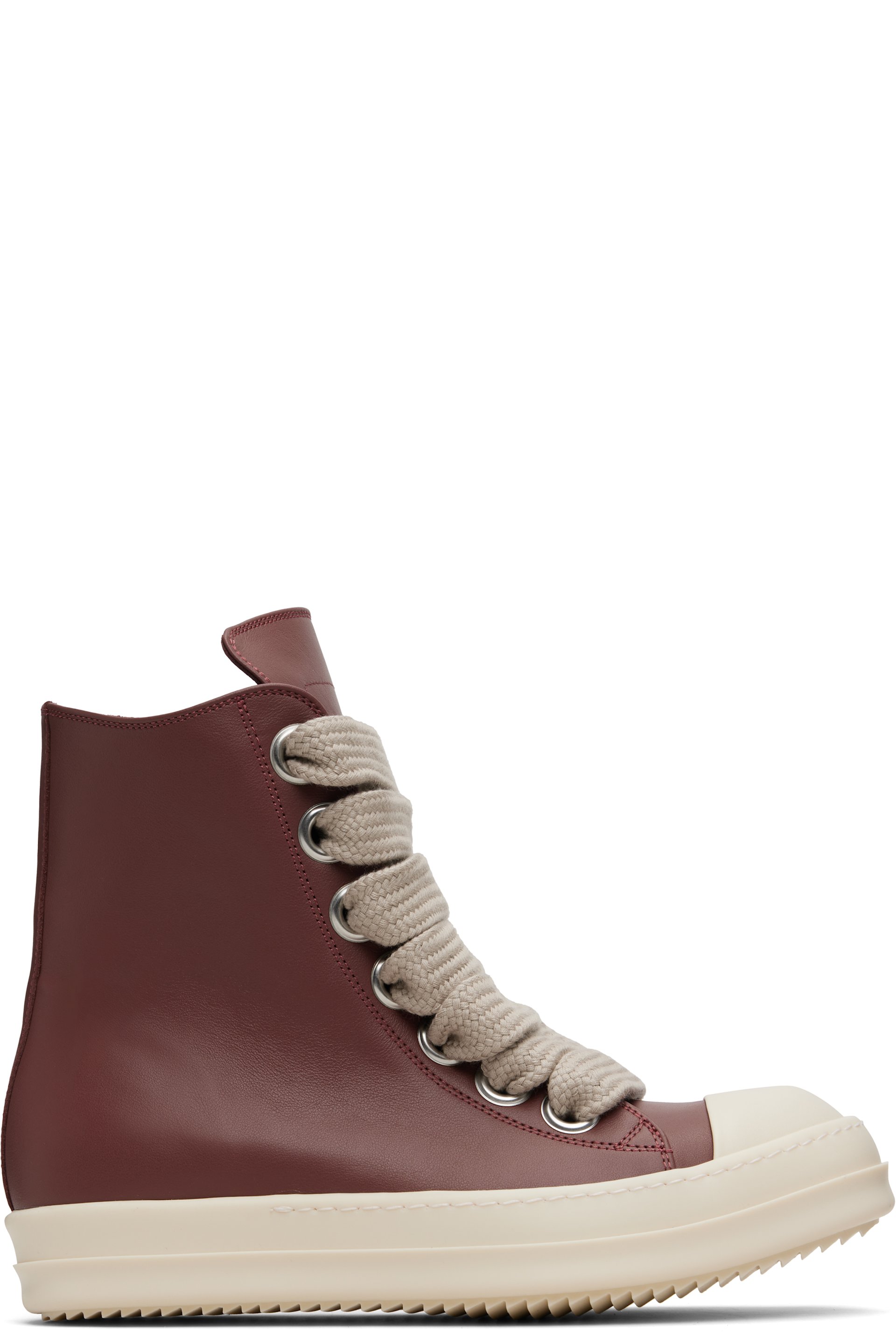 Pink Concordians Jumbolace Sneakers by Rick Owens on Sale