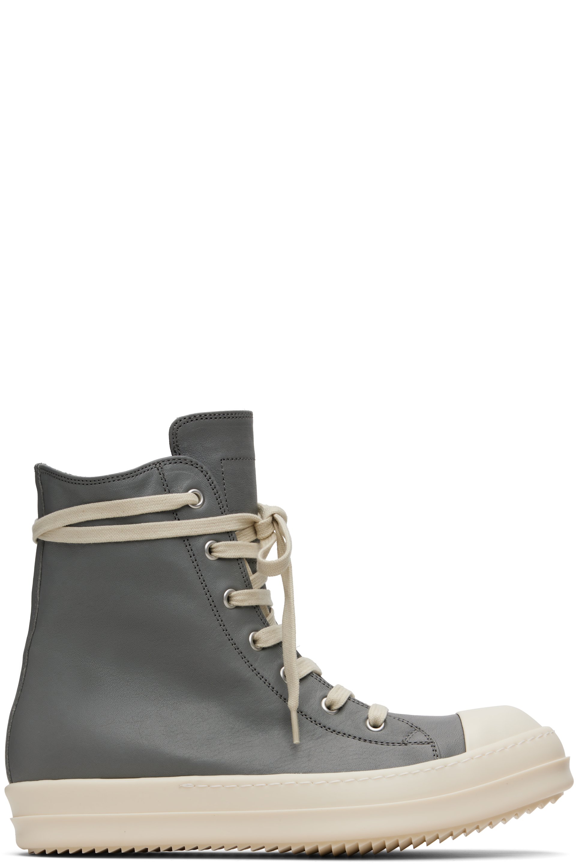 Gray Concordians Sneakers by Rick Owens on Sale