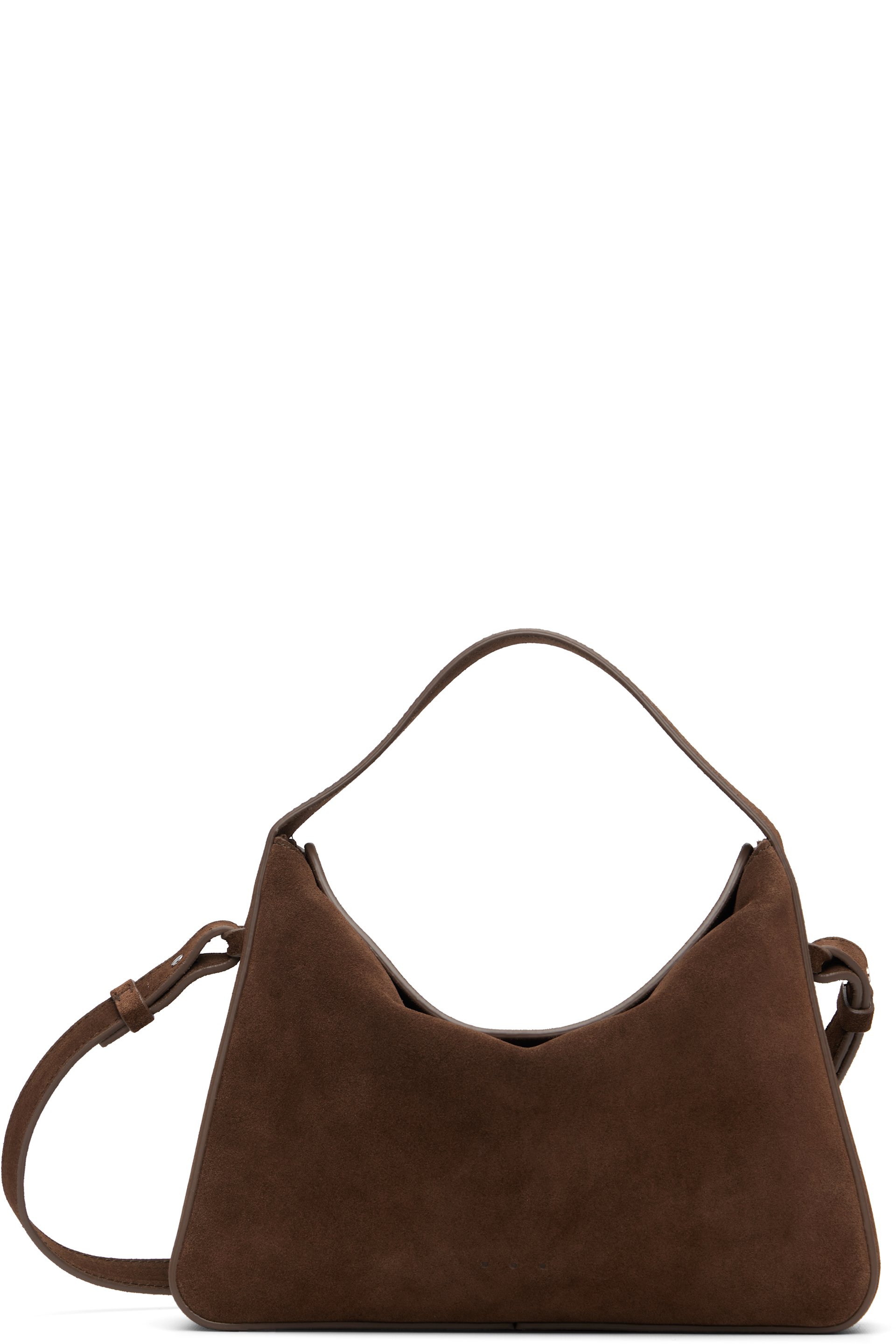 Aesther Ekme - Sac baguette souple brun à bandoulière