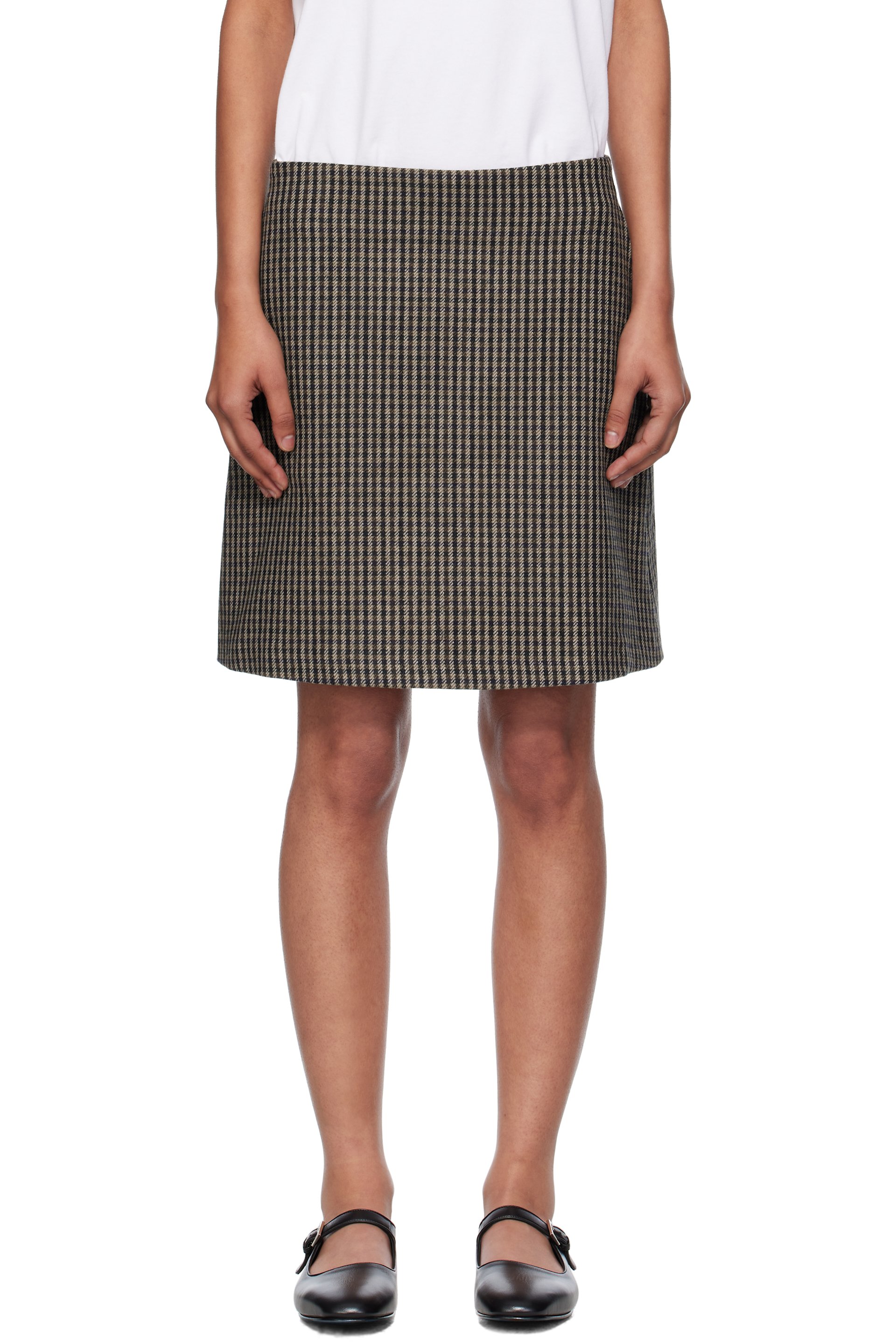 A.P.C. - Minijupe Adelma brune