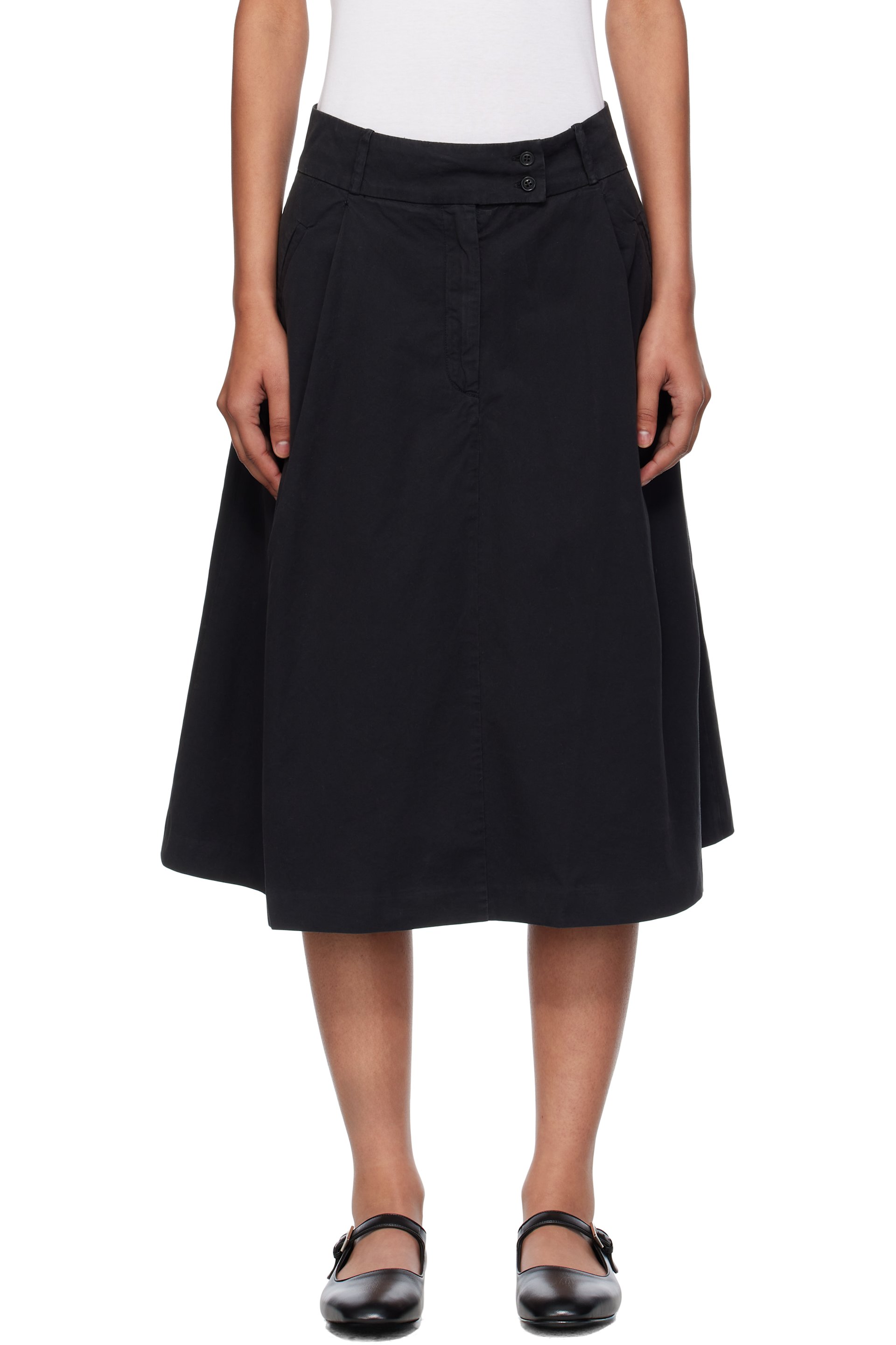 A.P.C. - Jupe midi Deborah noire