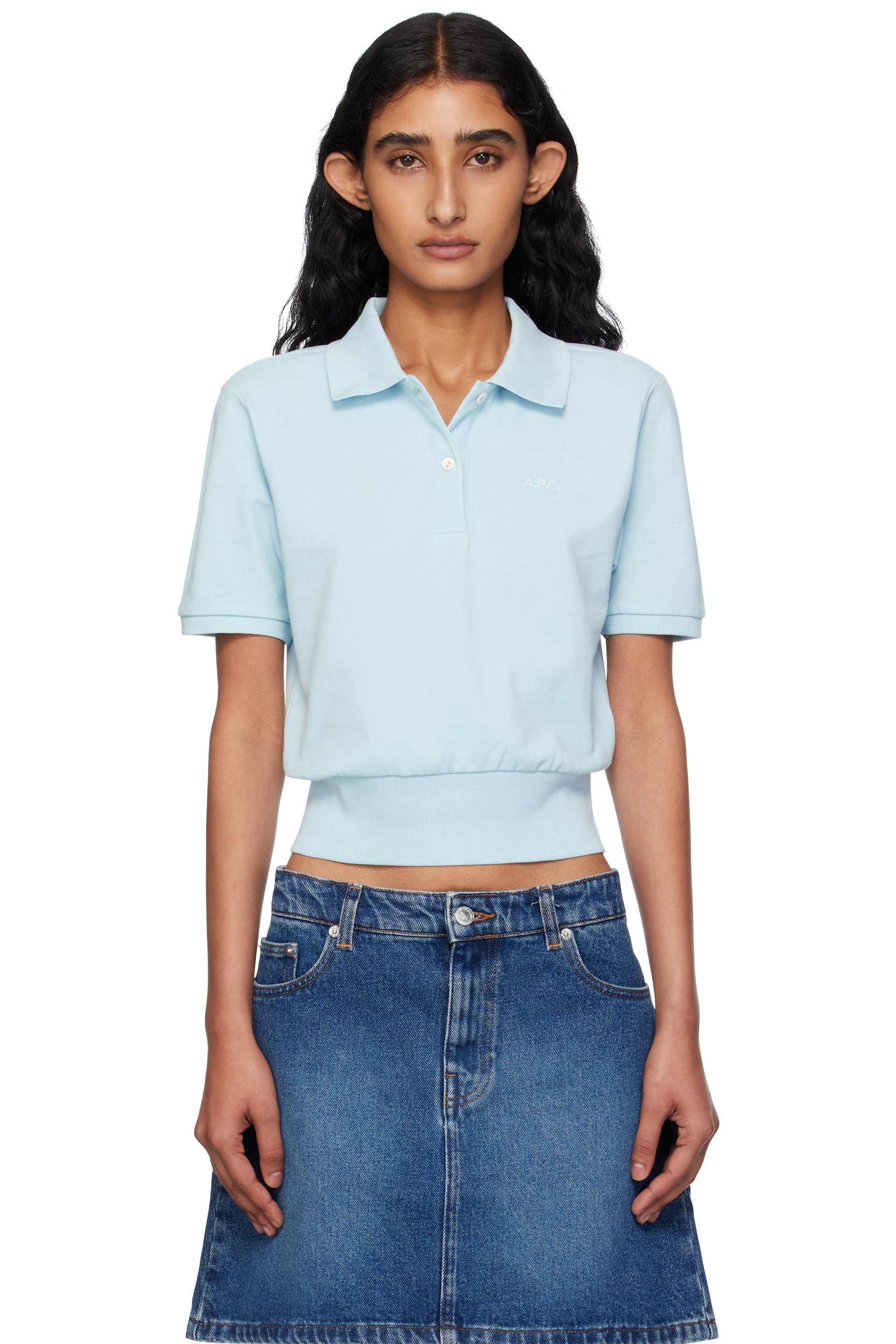 A.P.C. - Blue Océane Polo
