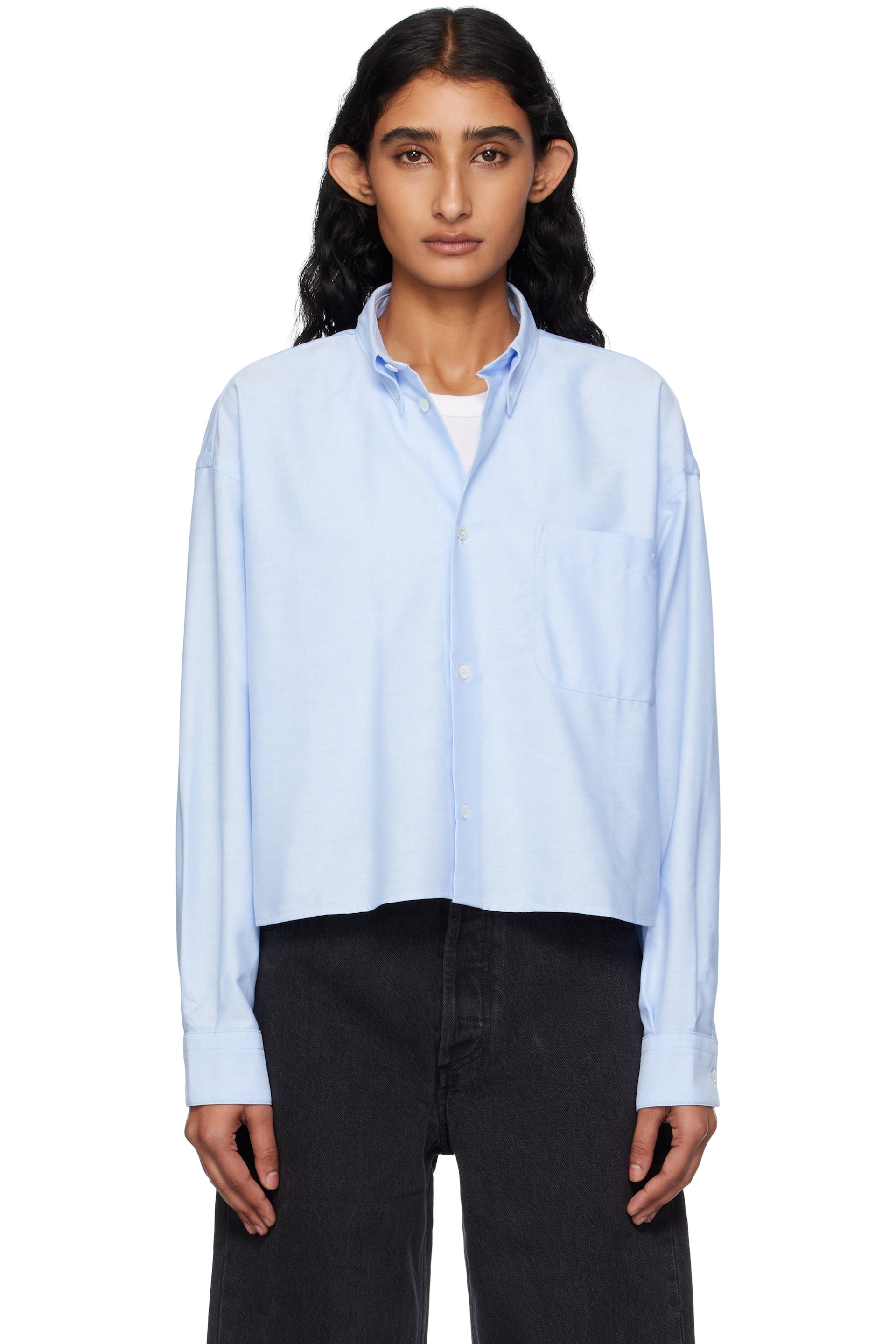 A.P.C. - Blue Sophia Button Down Shirt