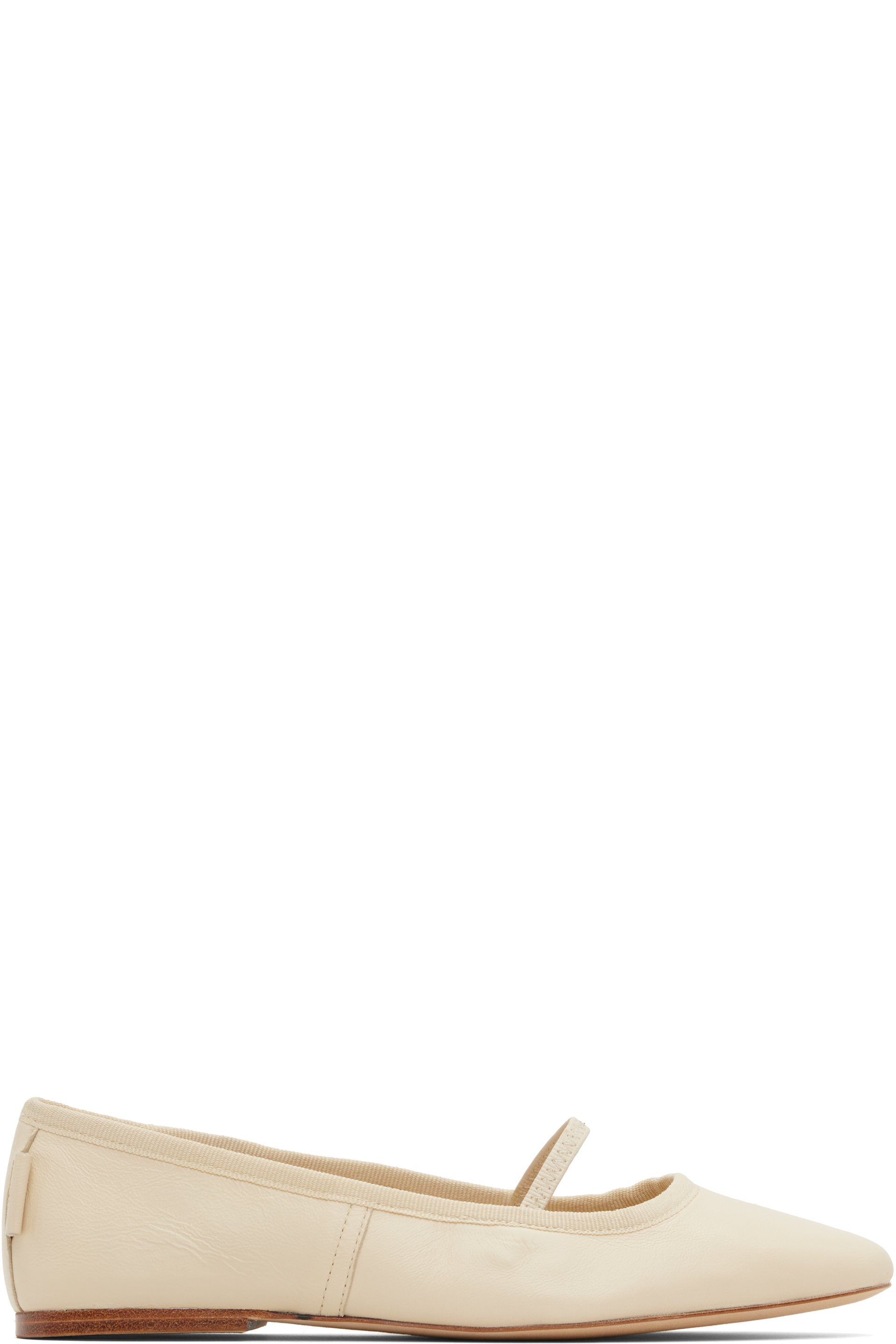 A.P.C. - Ballerines Swan beiges