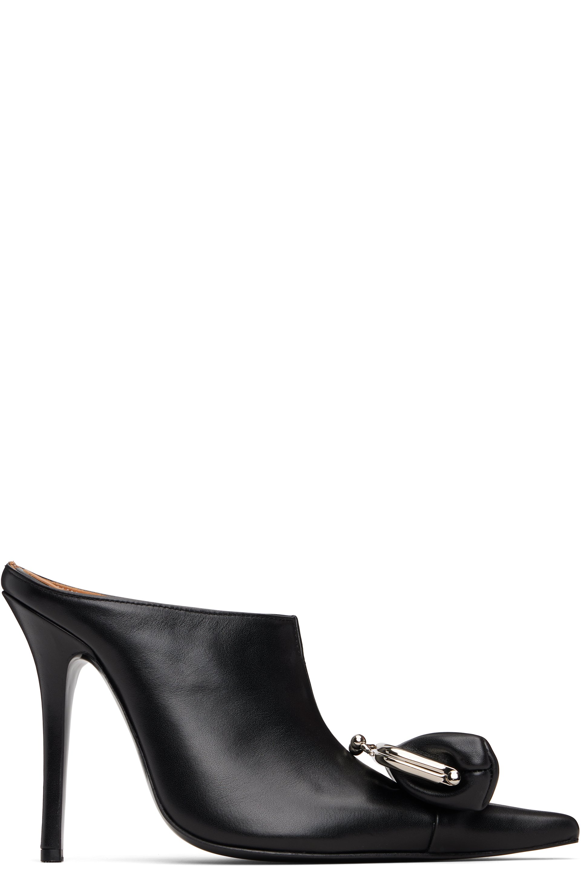 Pushbutton - Black Coin Purse Pointy Heels