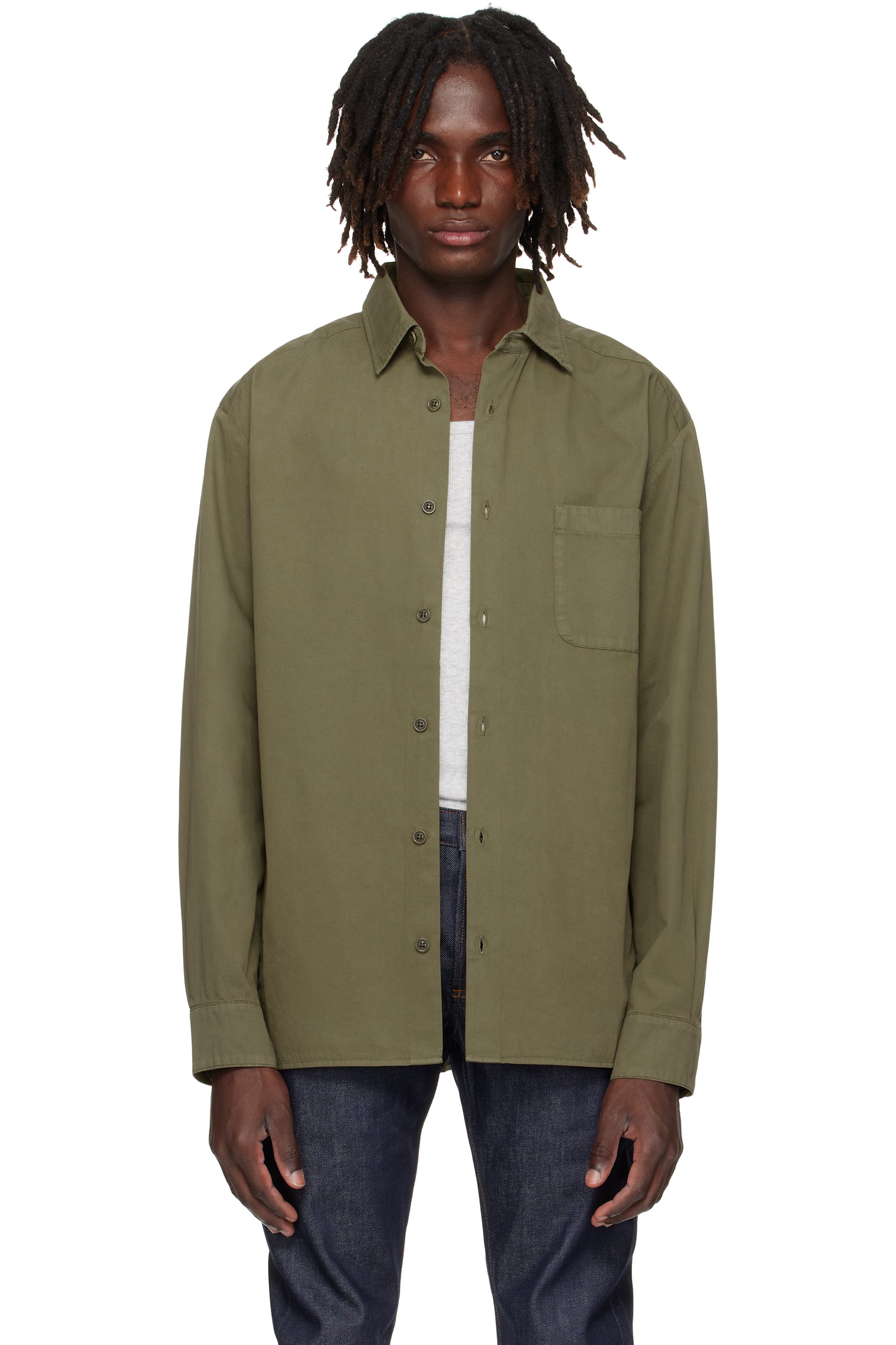 A.P.C. - Khaki Malo Shirt