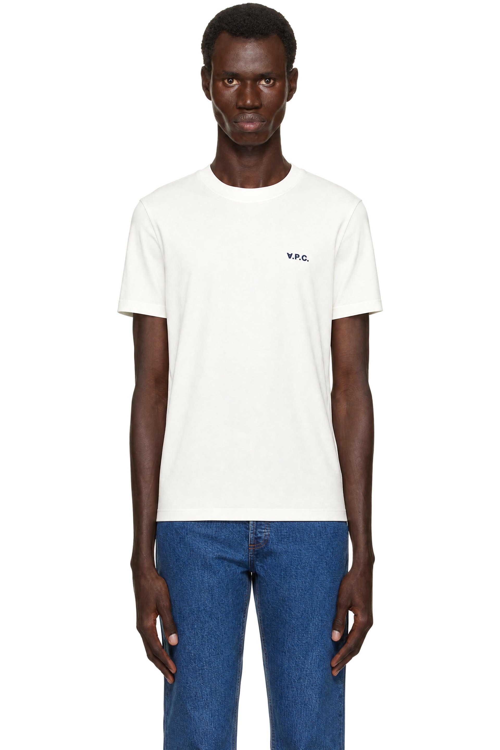 A.P.C. - White Boxy Petit 'VPC' T-shirt
