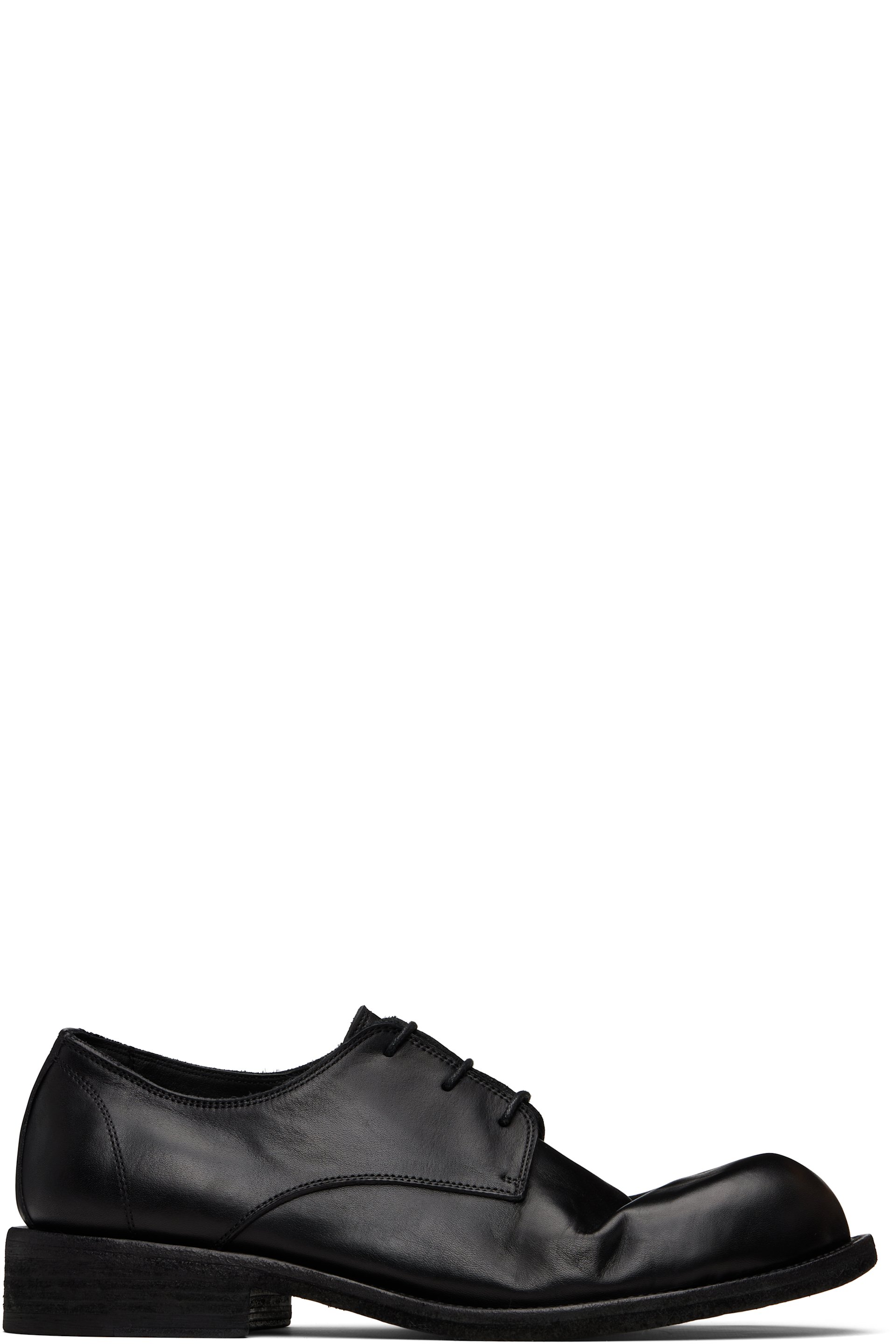COOR - Black Natural Wrinkle Derbys