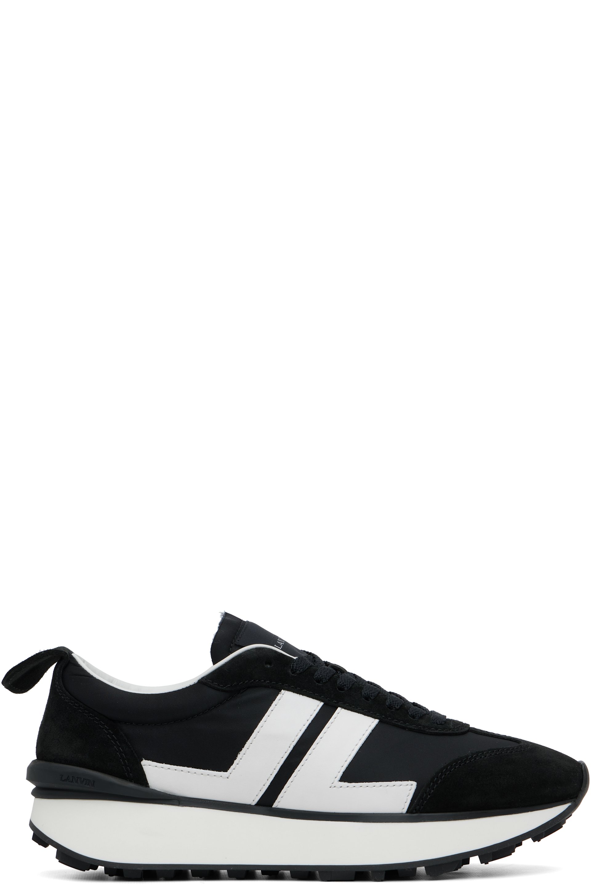 Lanvin - Black Bumpr Nylon Sneakers