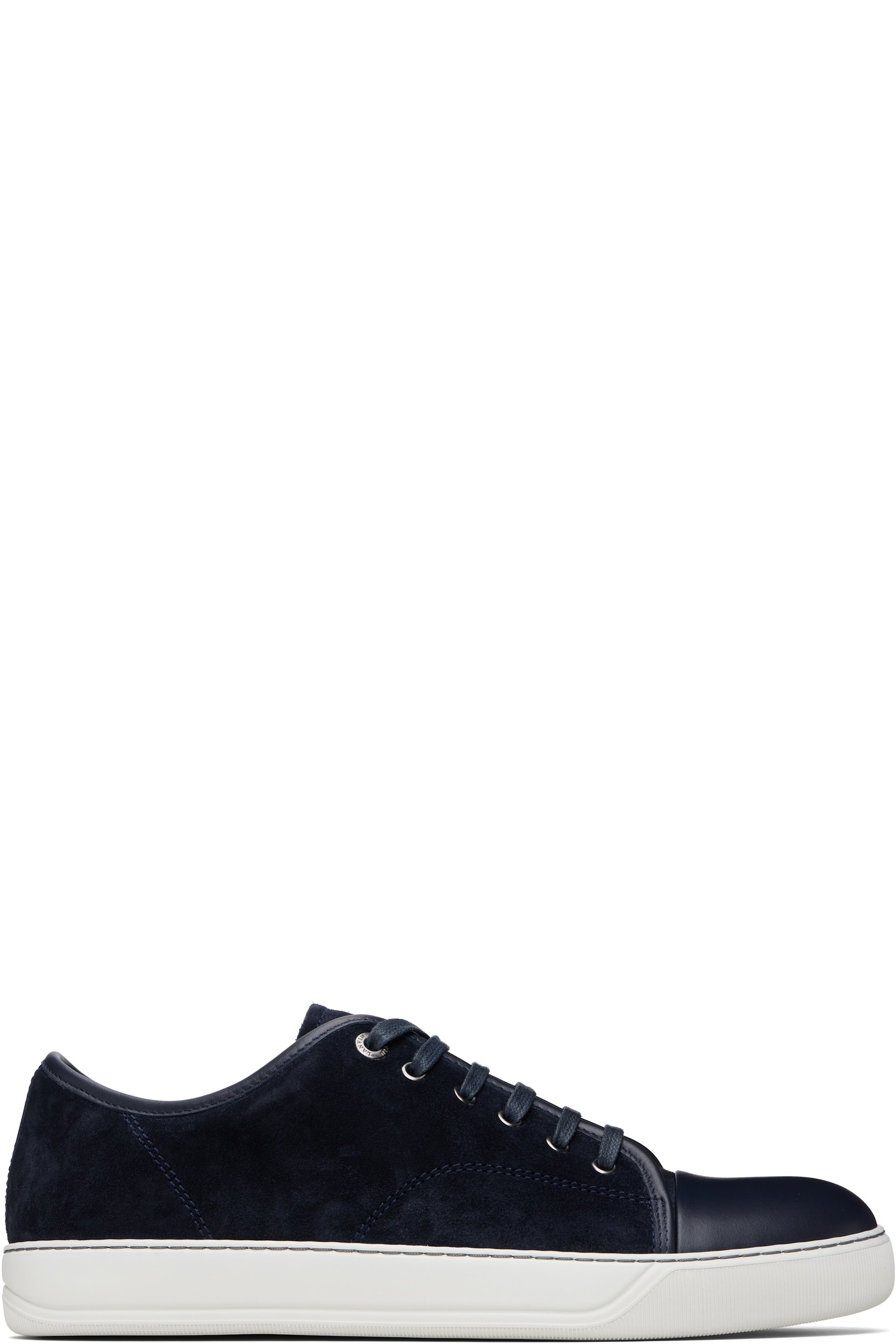 Lanvin - Navy DBB1 Leather & Suede Sneakers