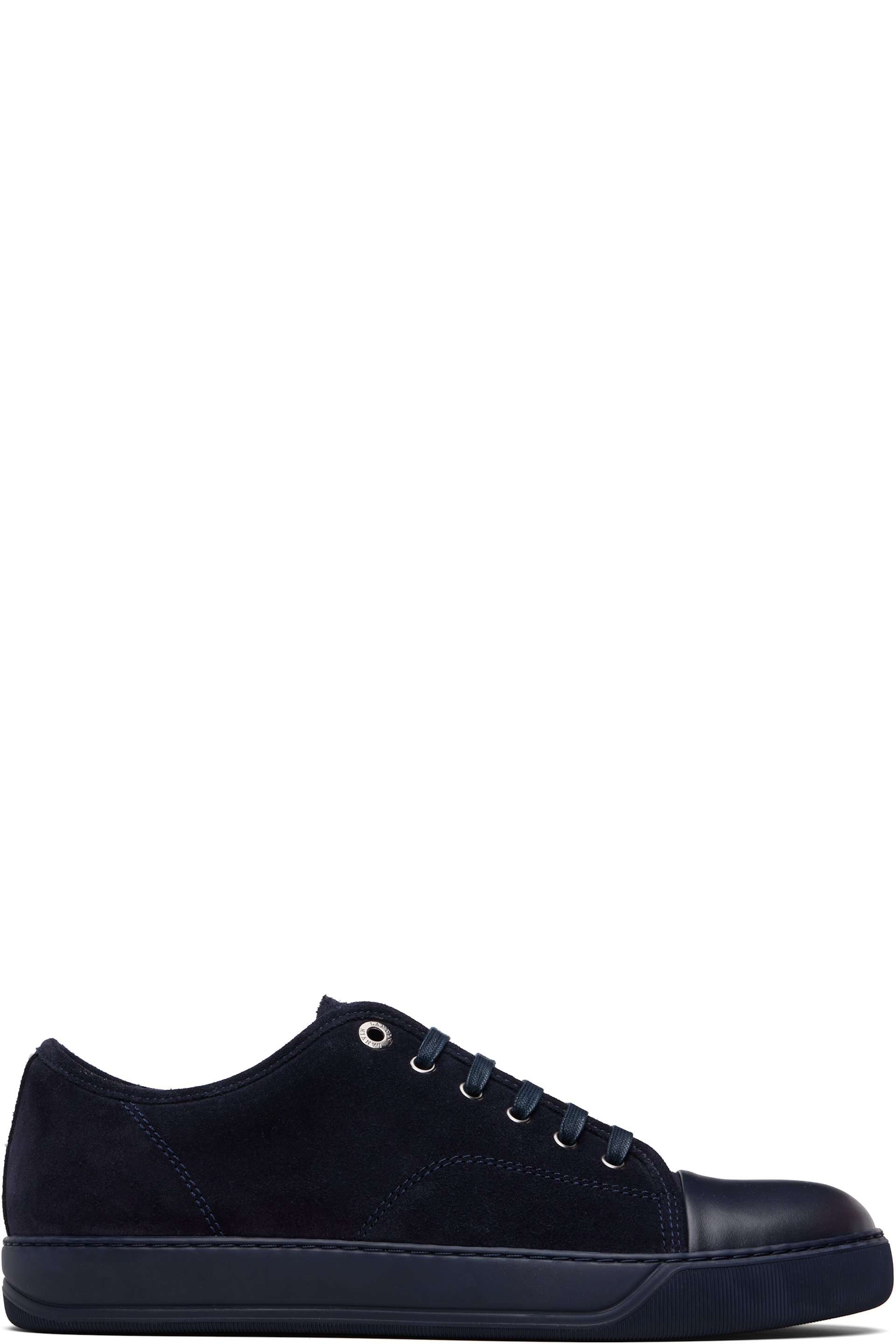Lanvin - Navy DBB1 Leather & Suede Sneakers
