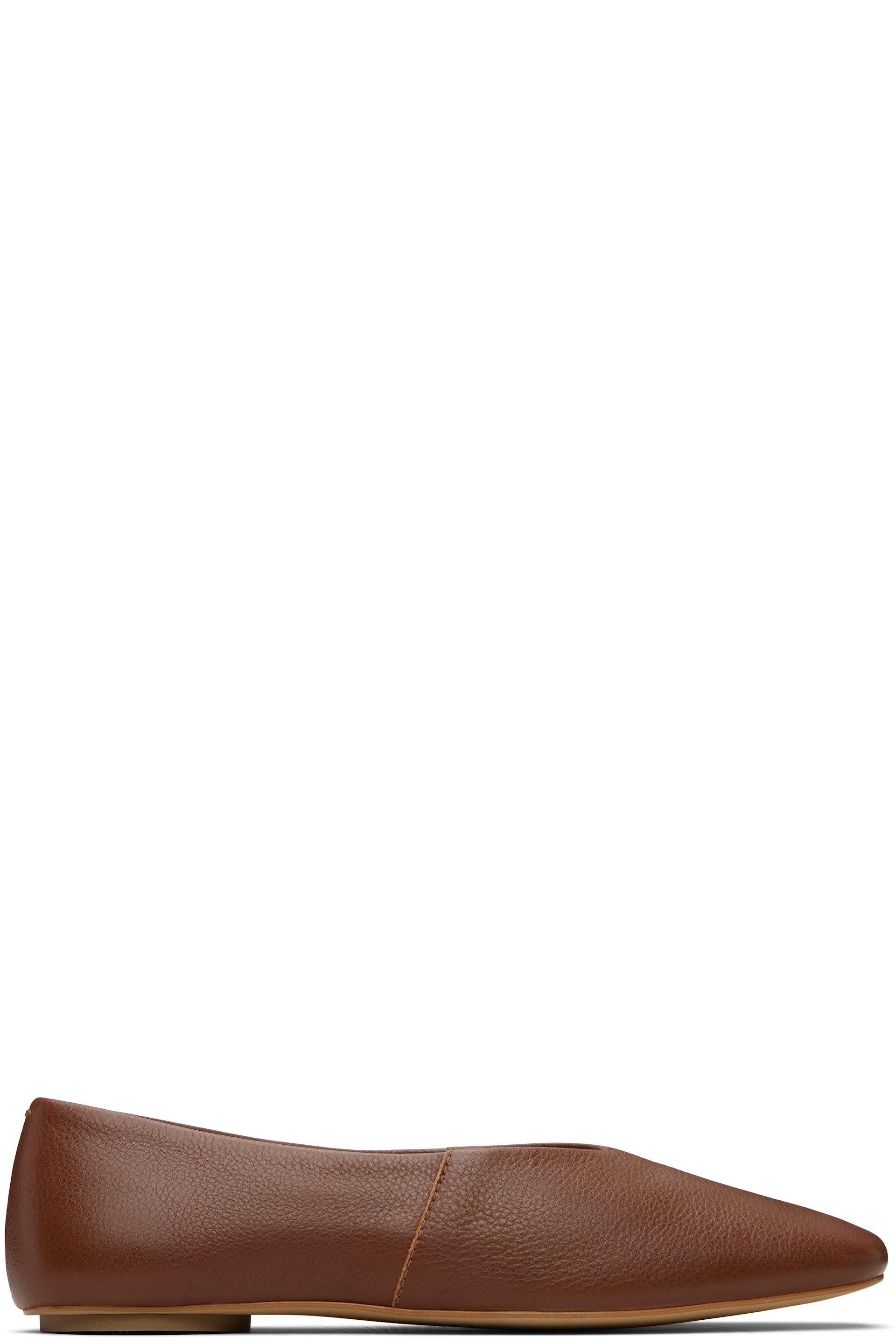 MM by Max Mara - Brown Catullo Ballerina Flats