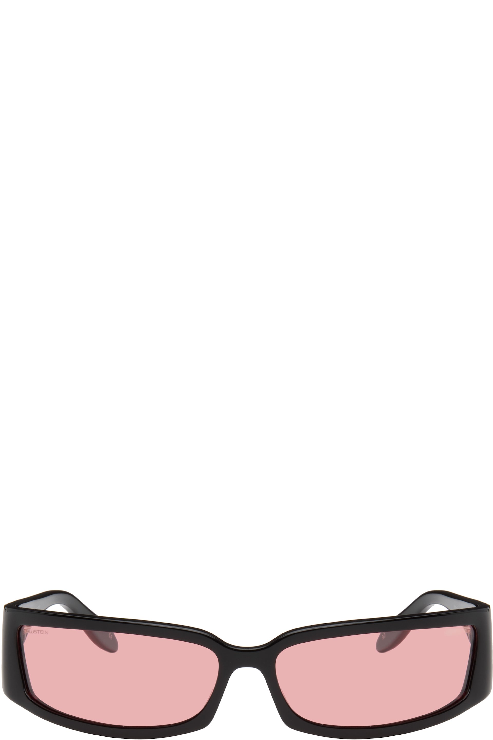 MAUSTEIN - Black & Pink Viper Sunglasses