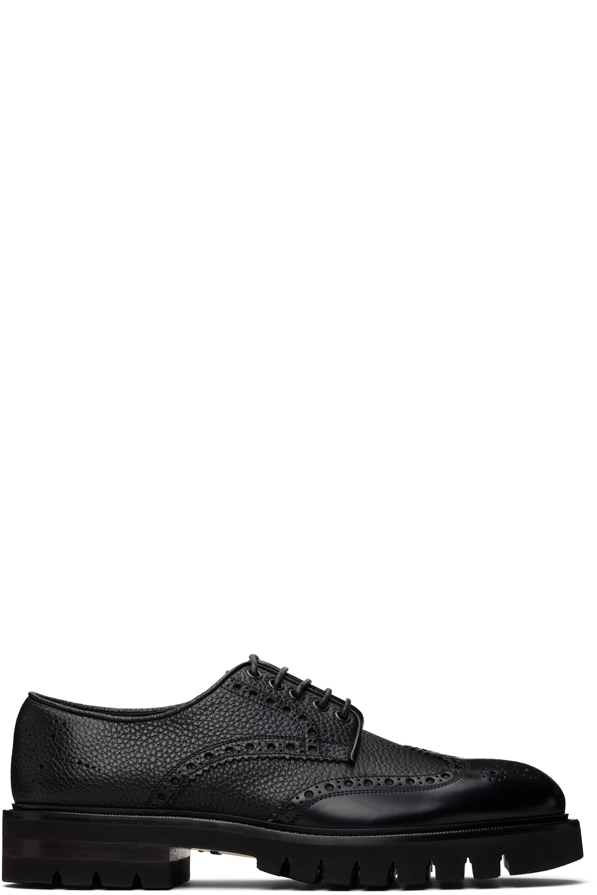 Ferragamo - Black Brogue Derbys