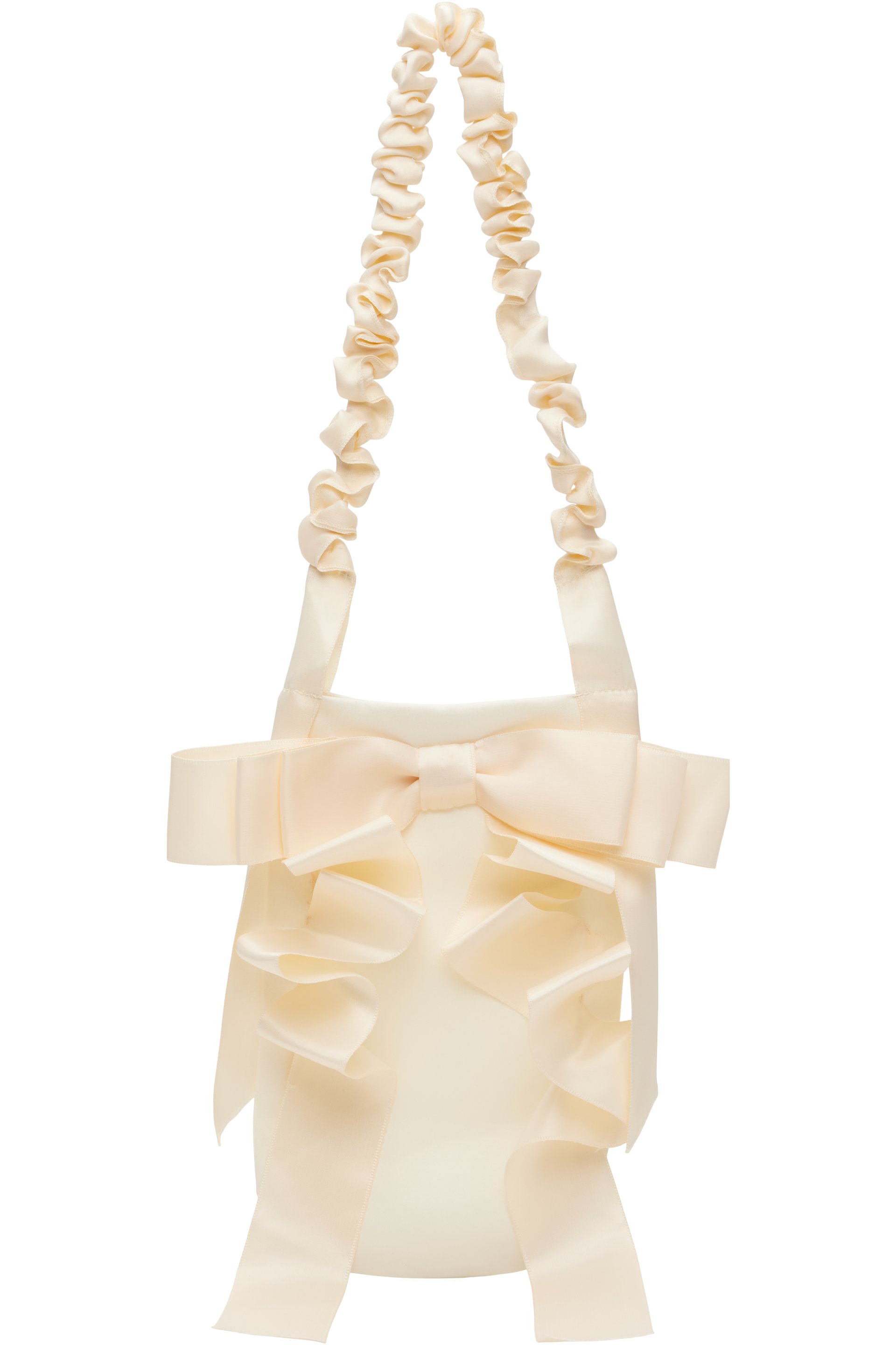 Gohar World - Sac Demi-baguette blanc cassé
